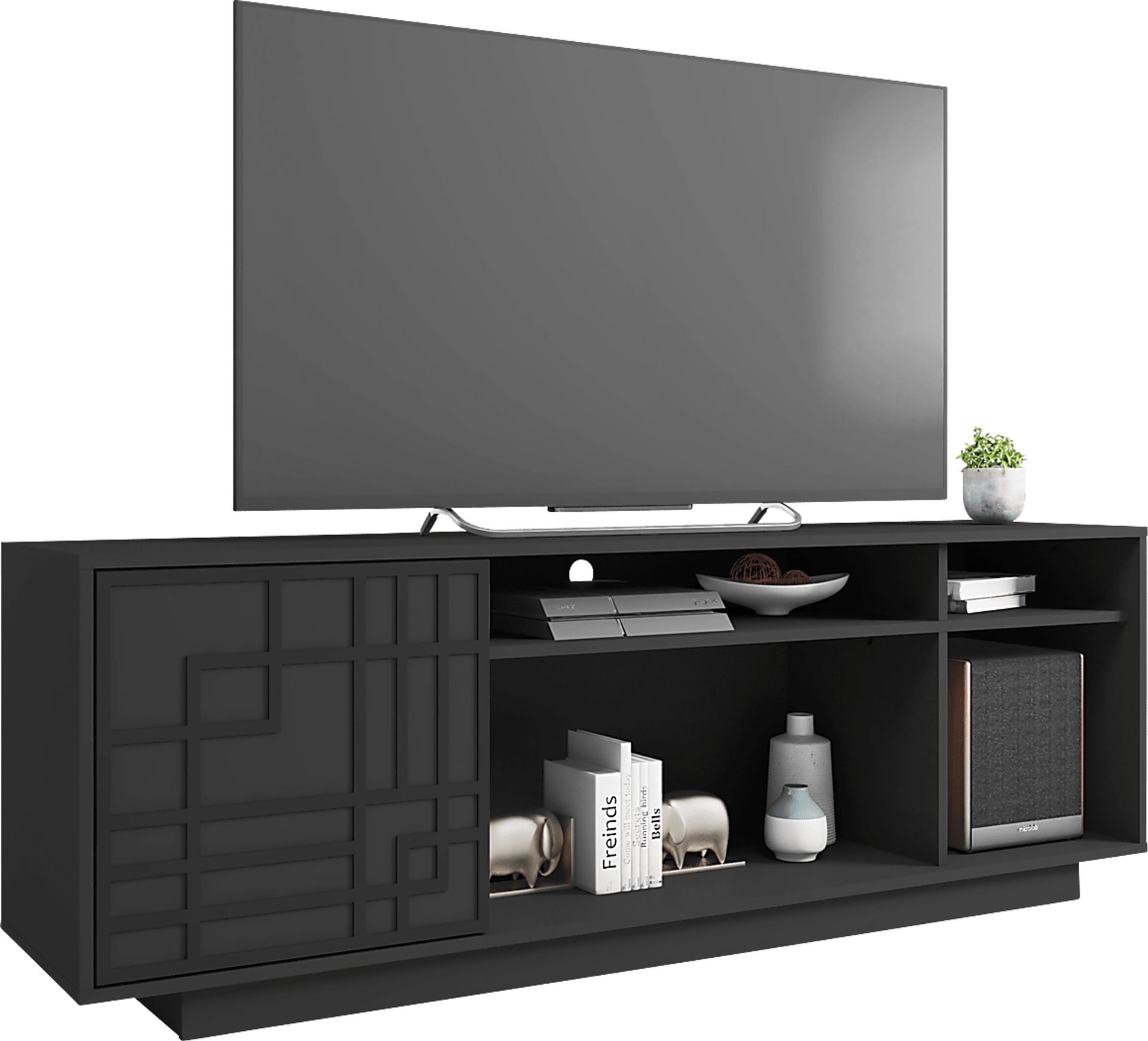 Percita Black 63 In. Console - Image 8