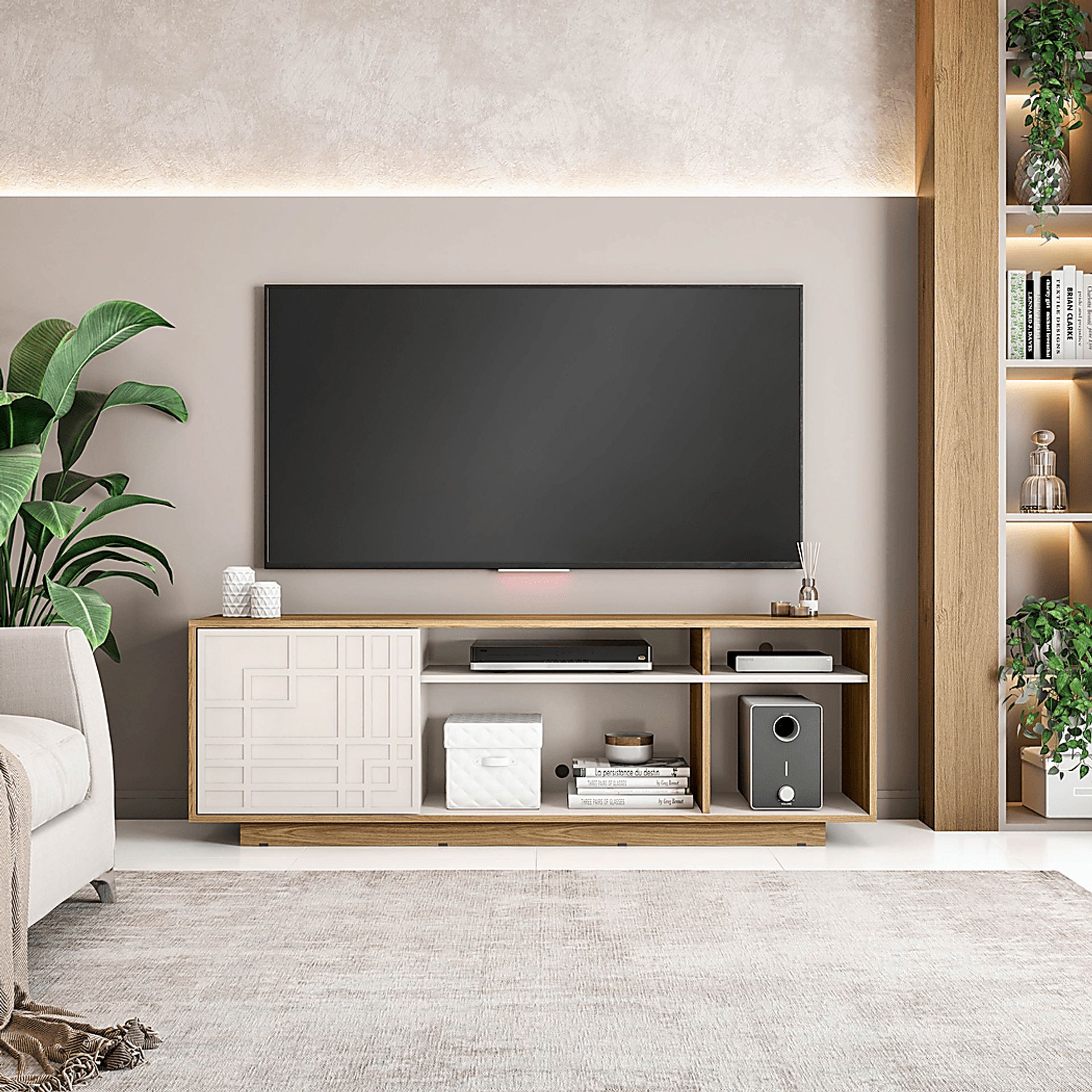 Percita Oak 63 in. Console - Image 2
