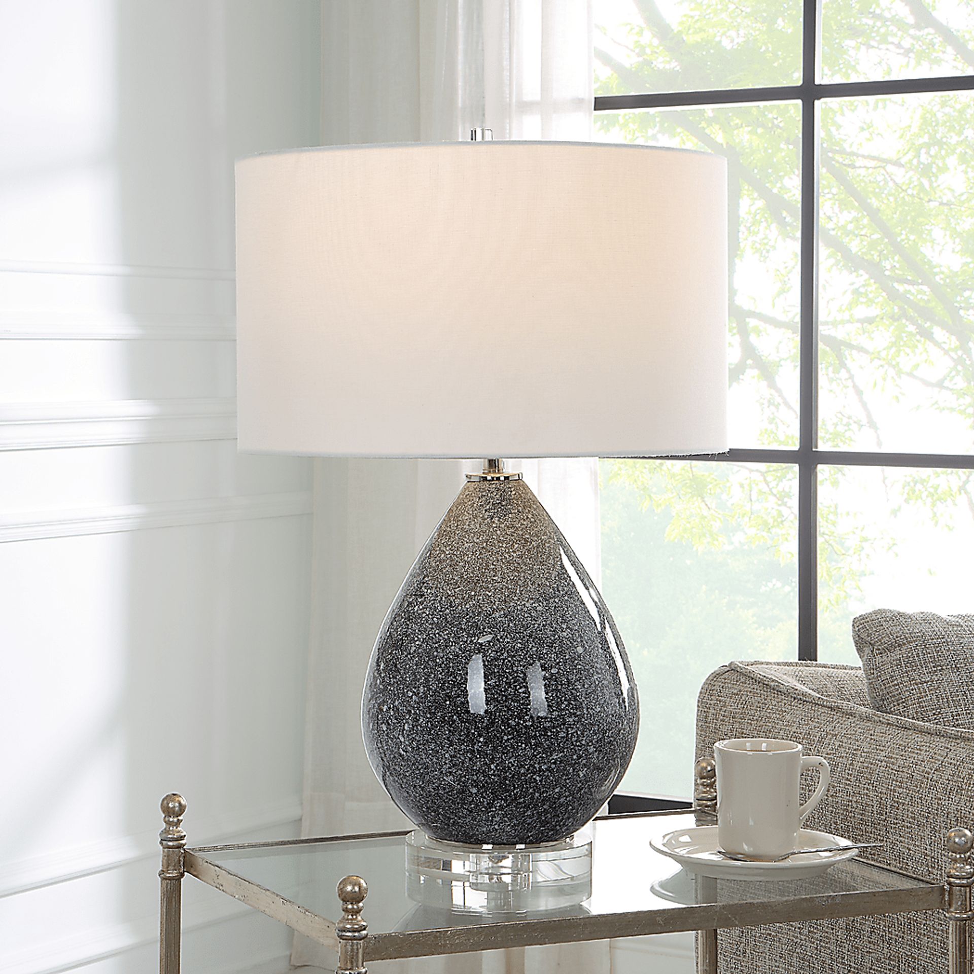 Percival Island Gray Lamp - Image 3