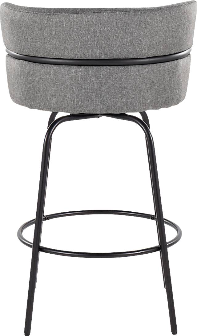 Percivale I Gray Swivel Counter Height Stool, Set of 2 - Thumbnail - Image 9