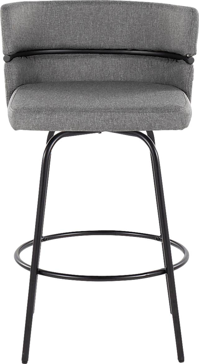 Percivale I Gray Swivel Counter Height Stool, Set of 2 - Thumbnail - Image 10