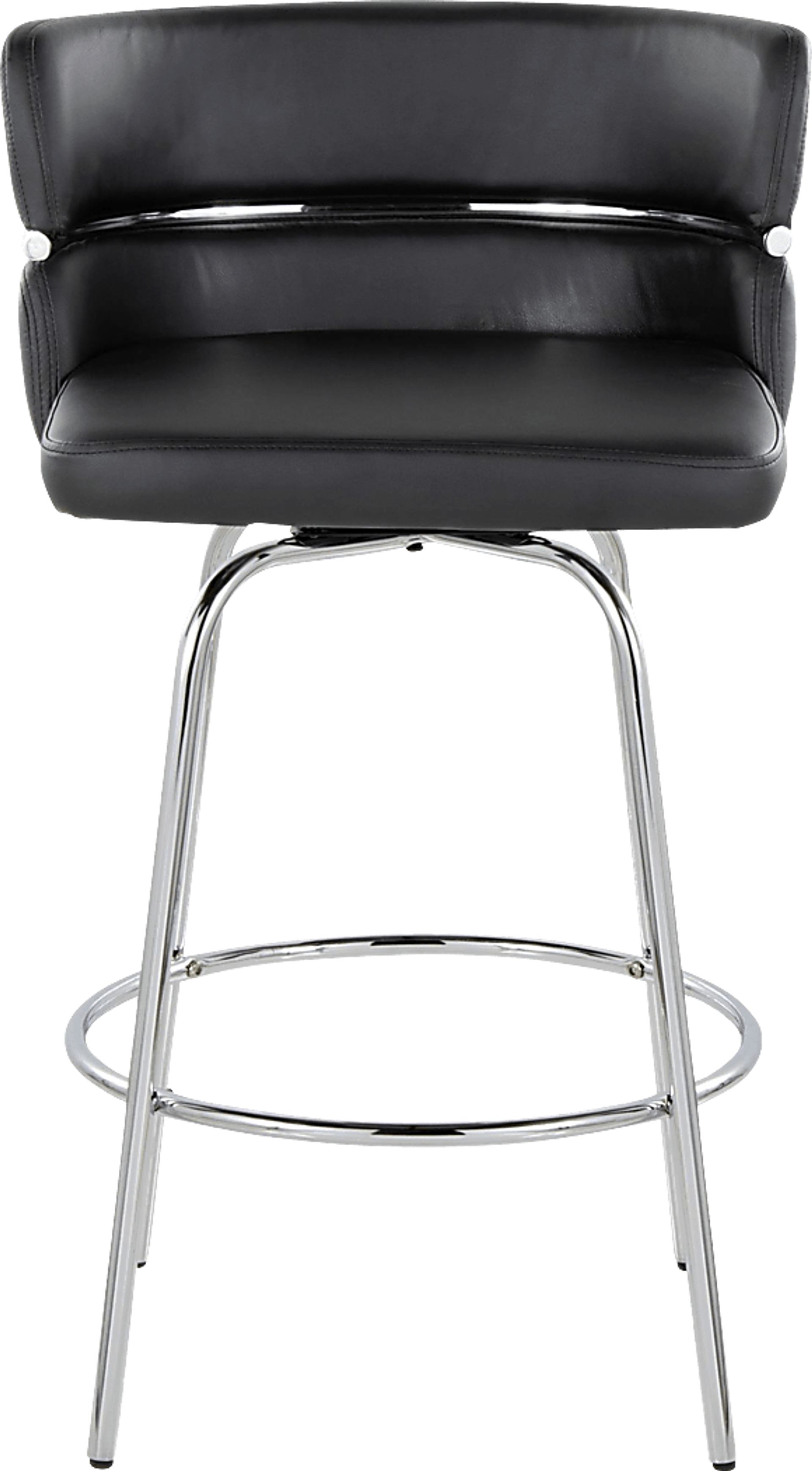 Percivale II Black Swivel Counter Height Stool, Set of 2 - Image 8