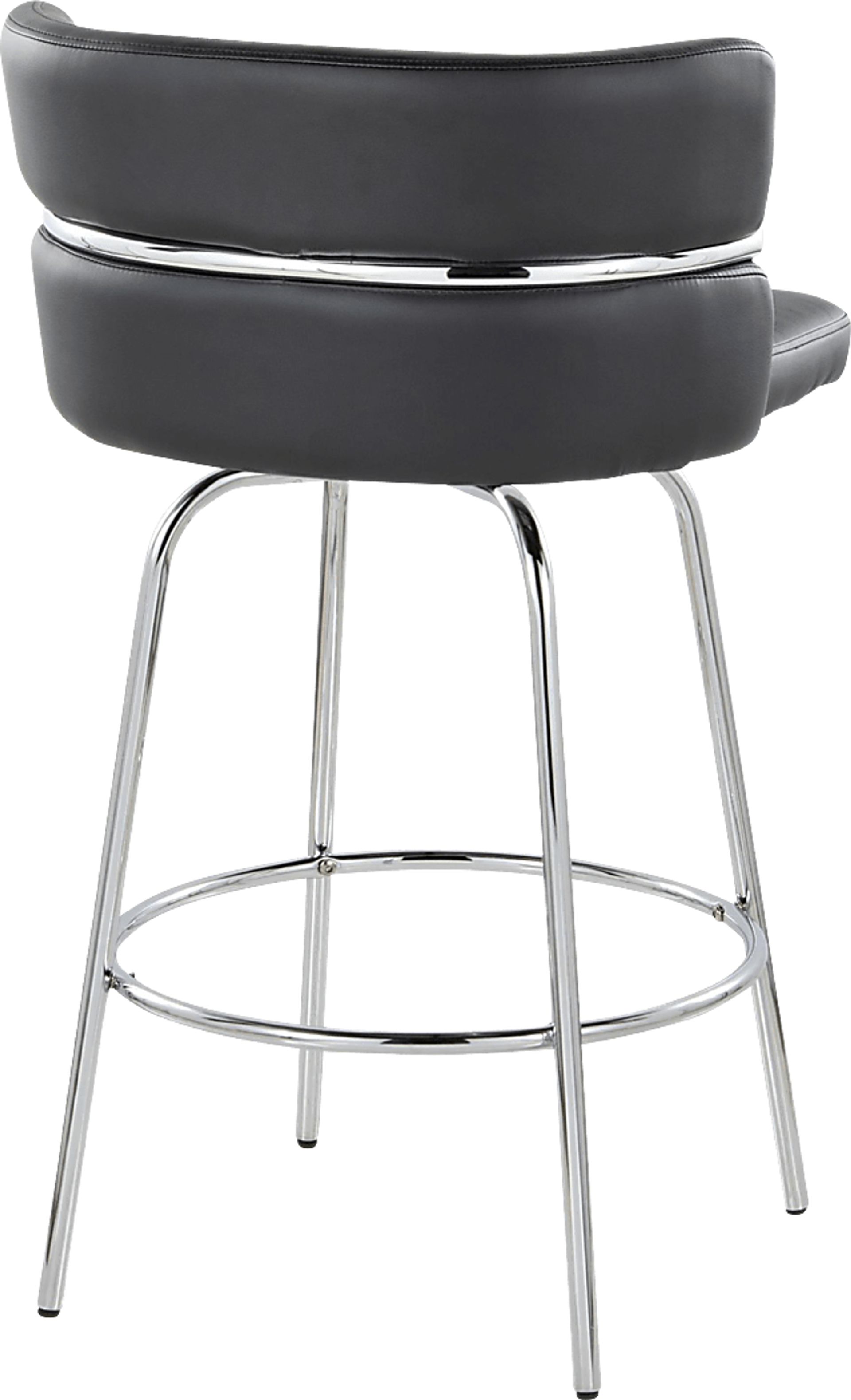 Percivale II Black Swivel Counter Height Stool, Set of 2 - Image 9