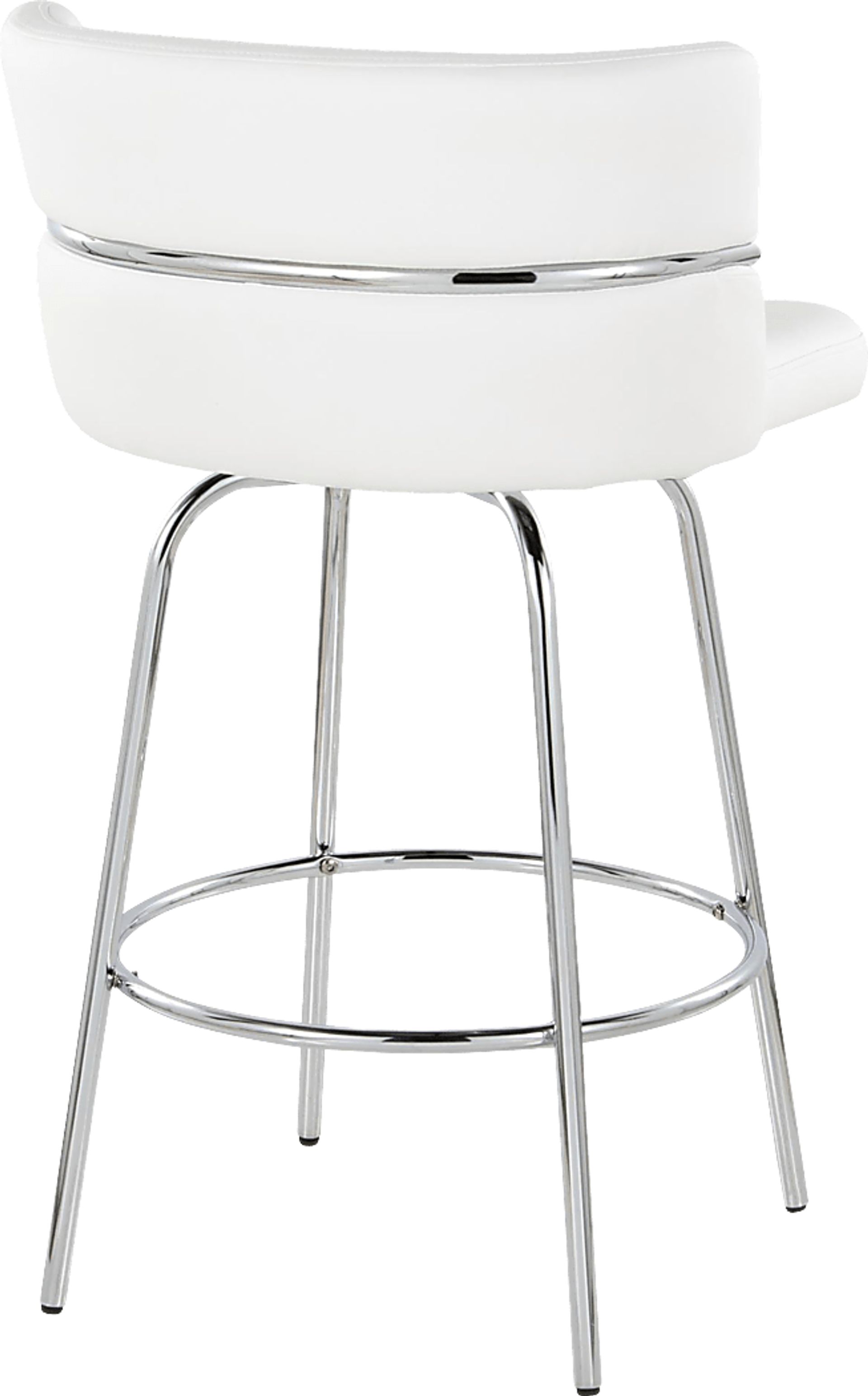 Percivale II White Swivel Counter Height Stool, Set of 2 - Image 9