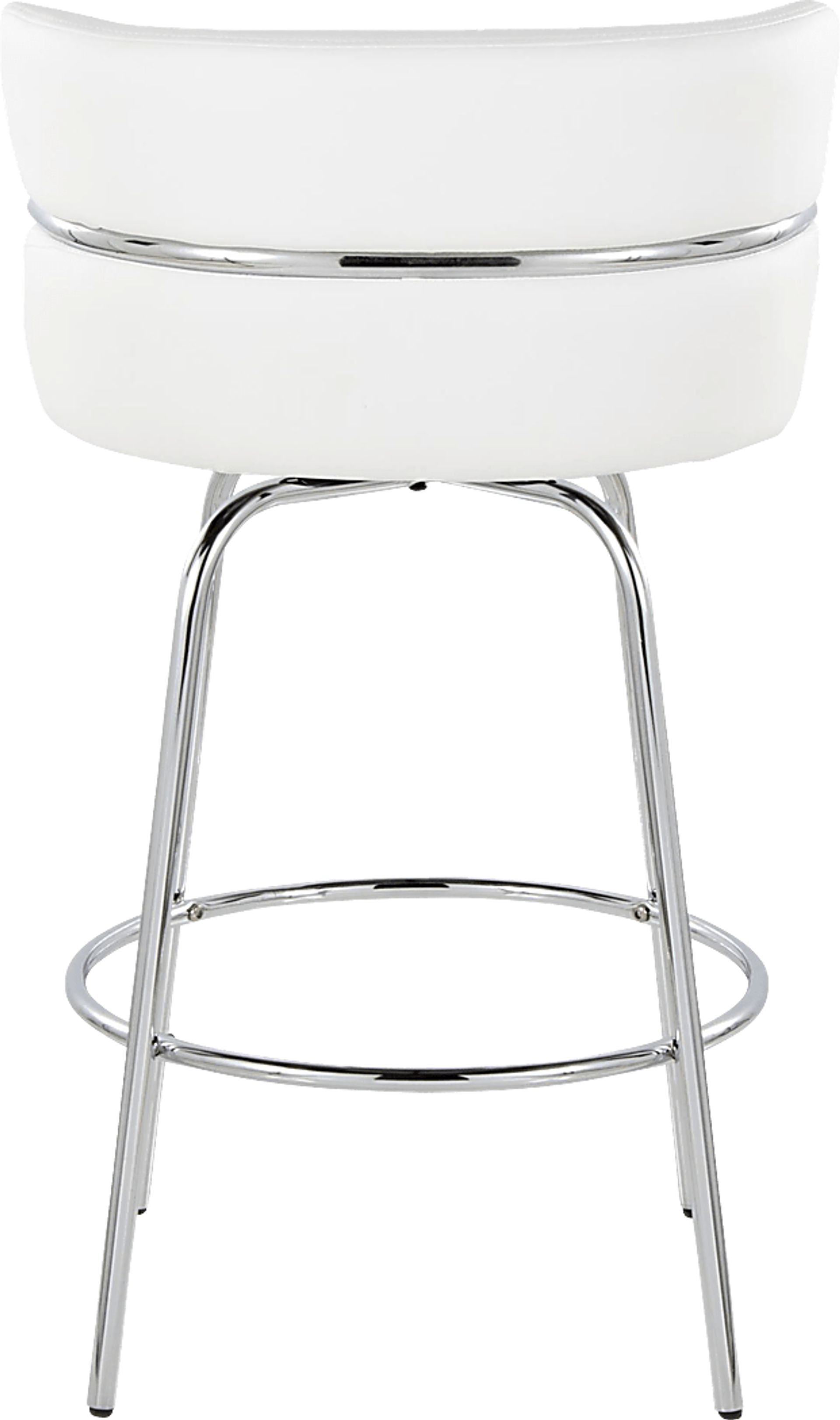 Percivale II White Swivel Counter Height Stool, Set of 2 - Image 10