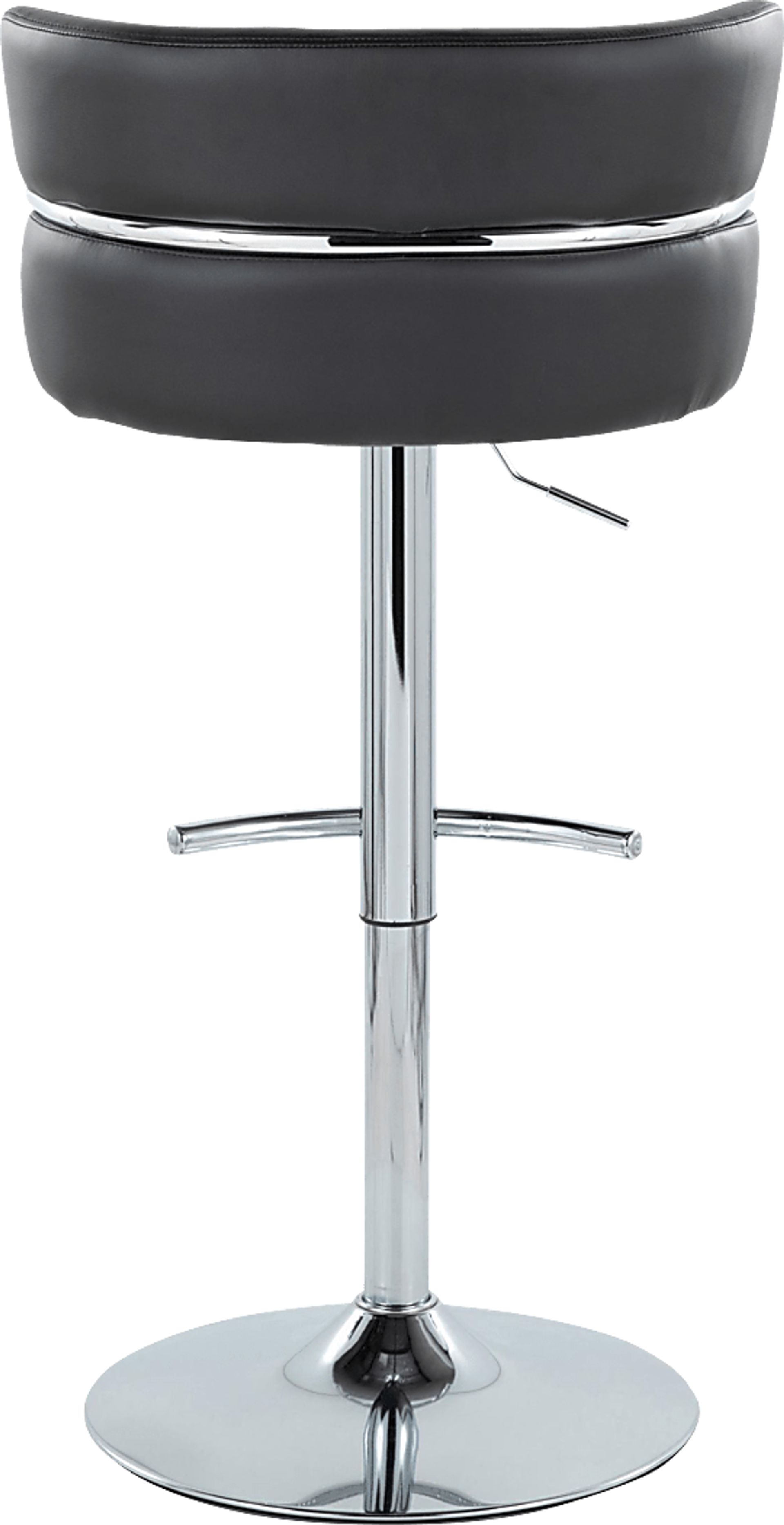 Percivale IV Black Adjustable Barstool, Set of 2 - Image 7