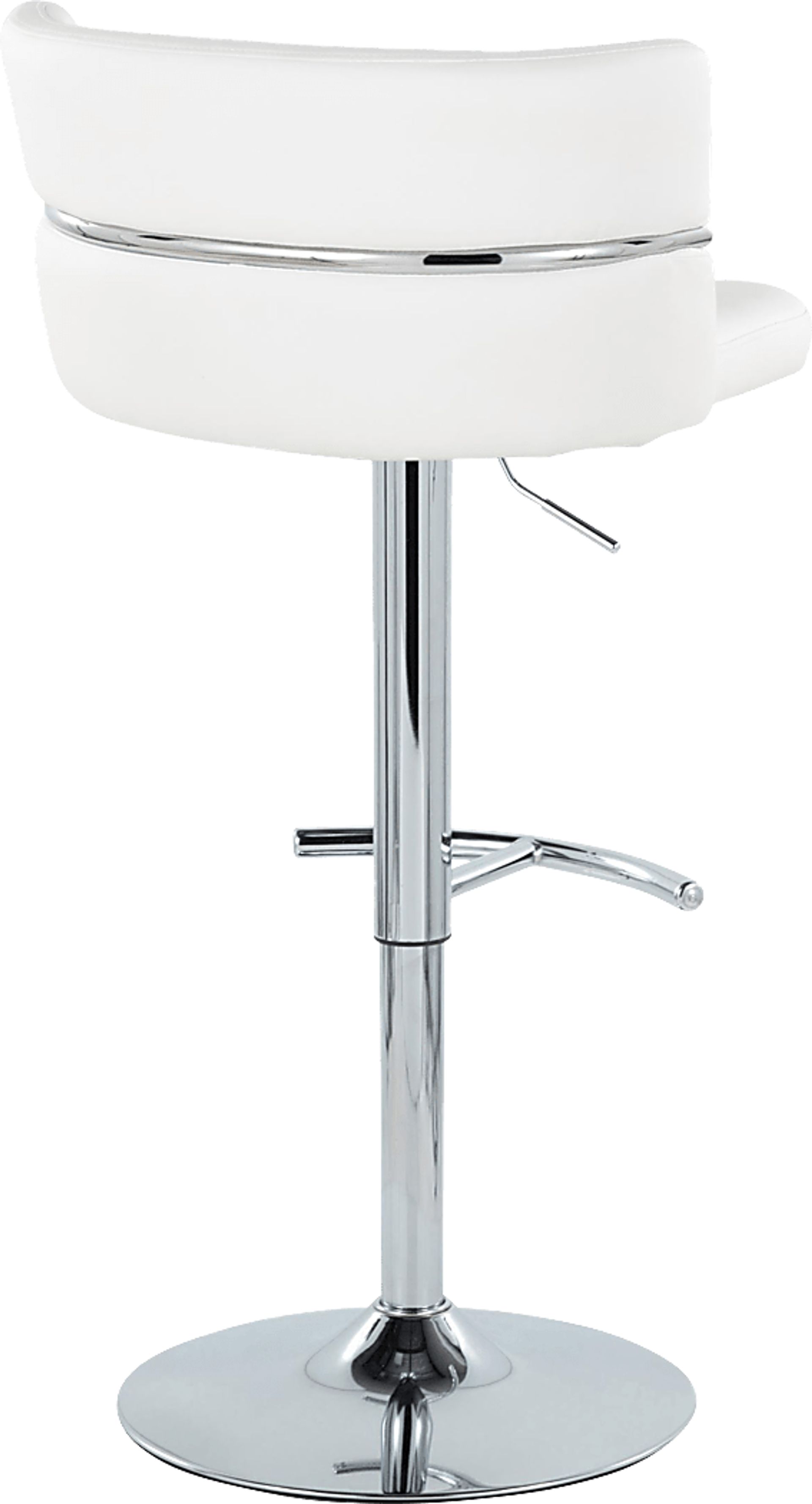Percivale IV White Adjustable Barstool, Set of 2 - Image 6
