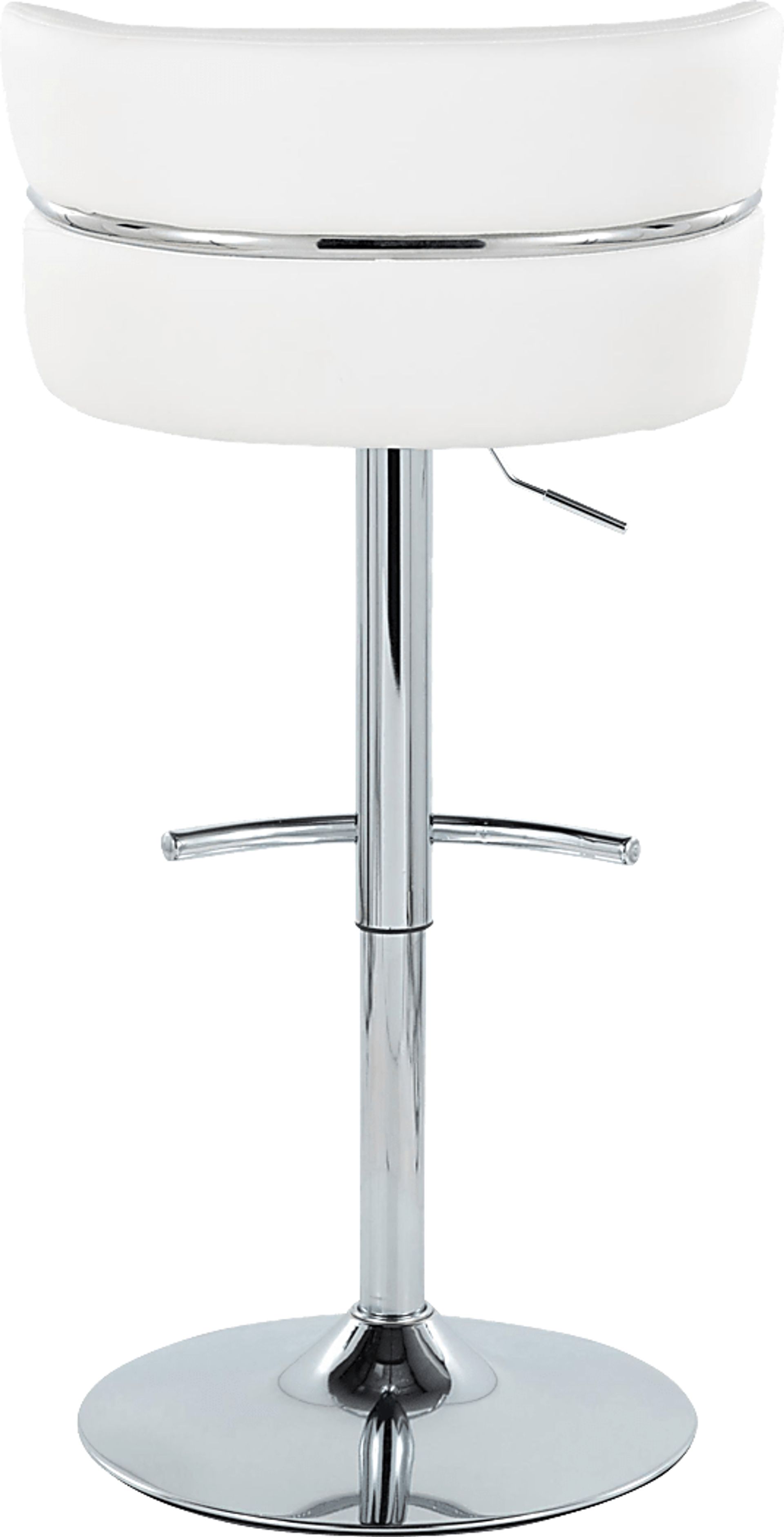 Percivale IV White Adjustable Barstool, Set of 2 - Image 7