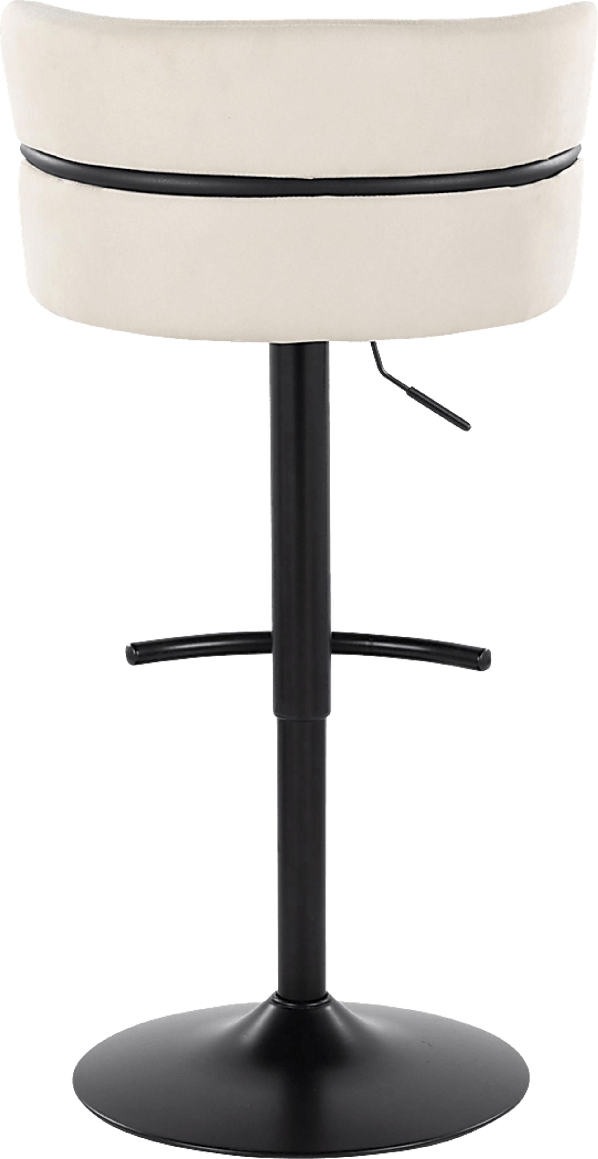 Percivale V Cream Adjustable Barstool, Set of 2 - Image 8