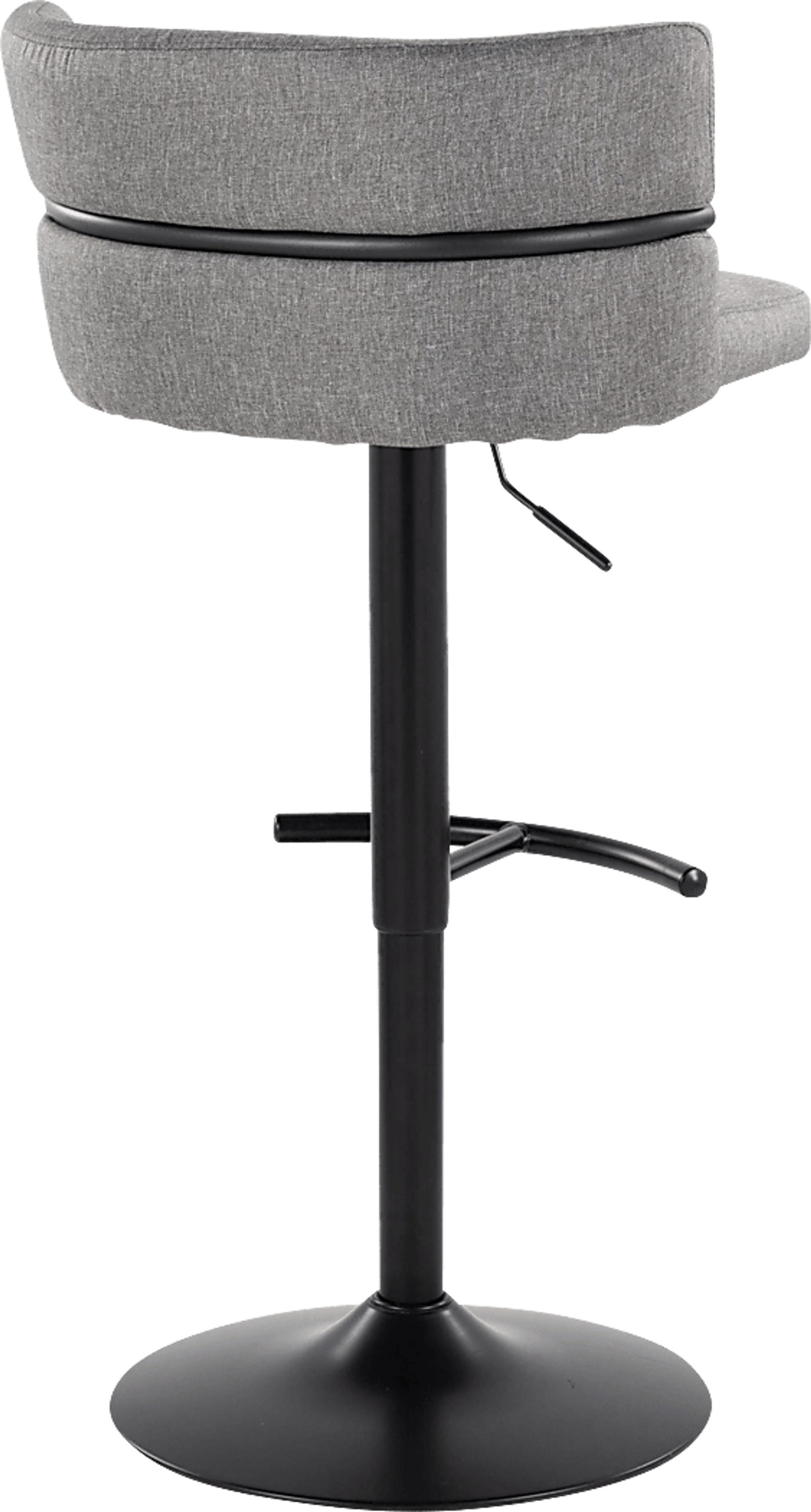 Percivale V Gray Adjustable Barstool, Set of 2 - Image 7