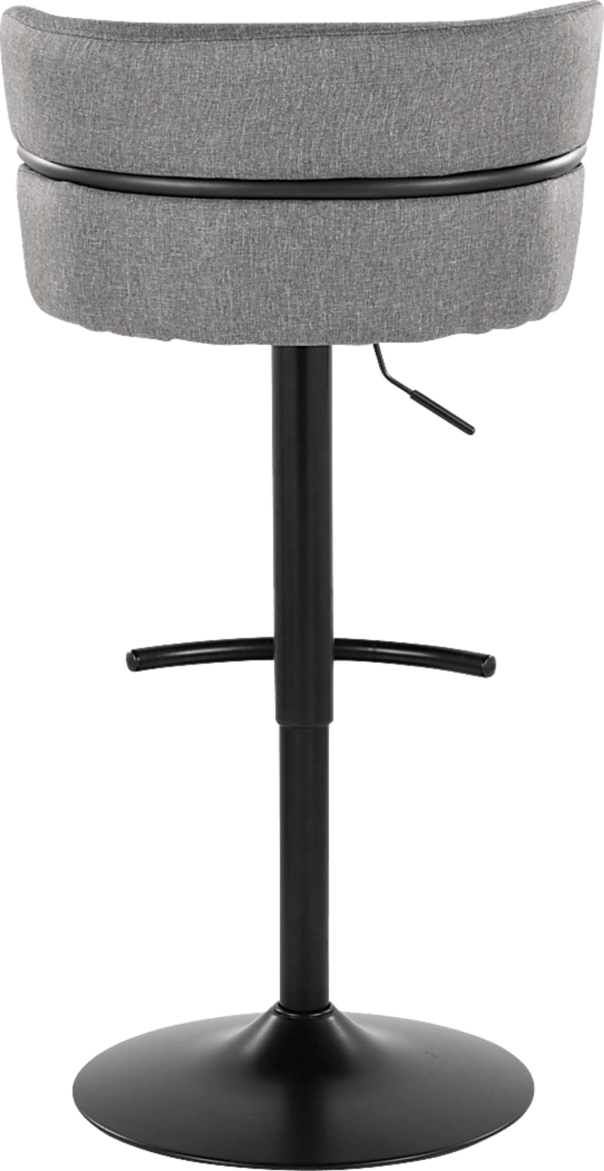Percivale V Gray Adjustable Barstool, Set of 2 - Image 8