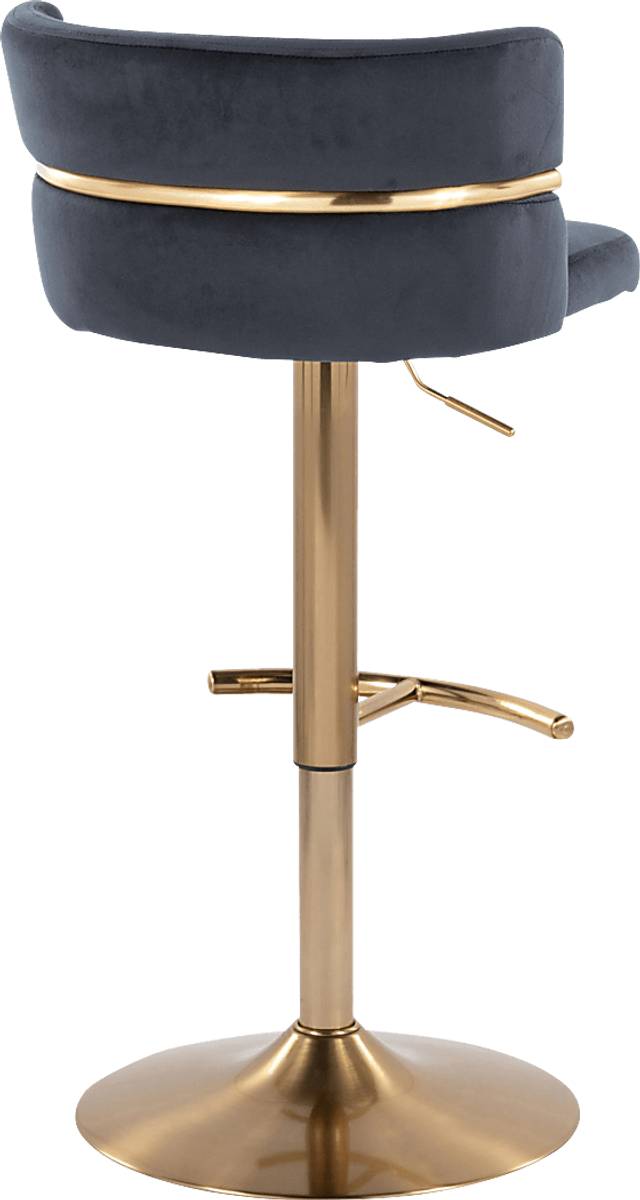 Percivale VI Black Adjustable Barstool, Set of 2 - Thumbnail - Image 7