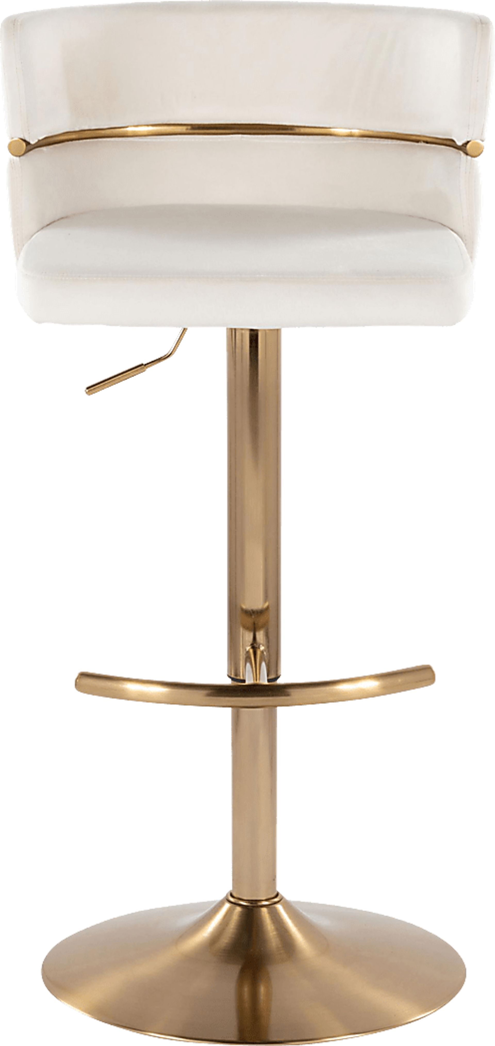 Percivale VI Cream Adjustable Barstool, Set of 2 - Image 6