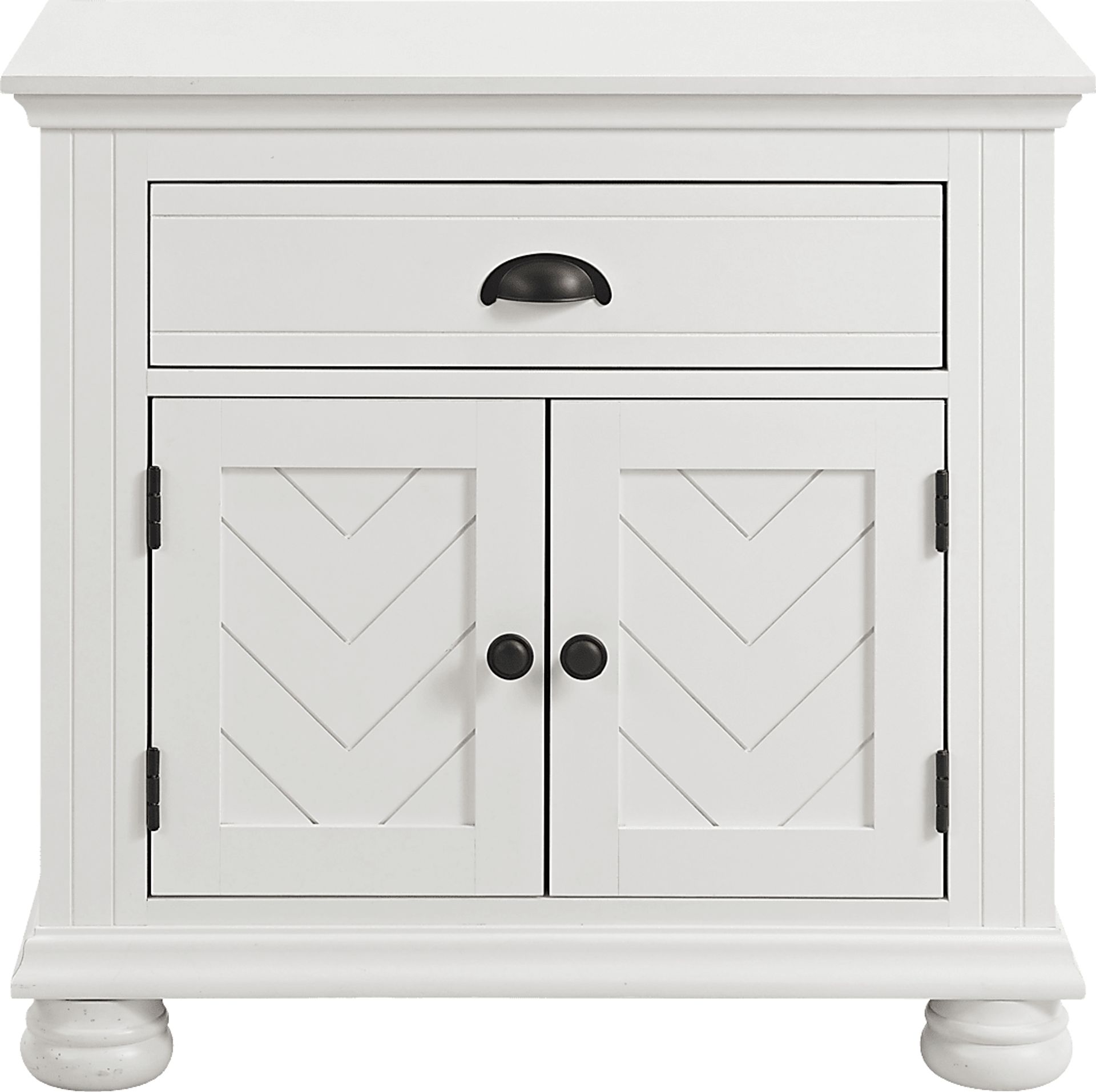 Pere White Nightstand - Image 4