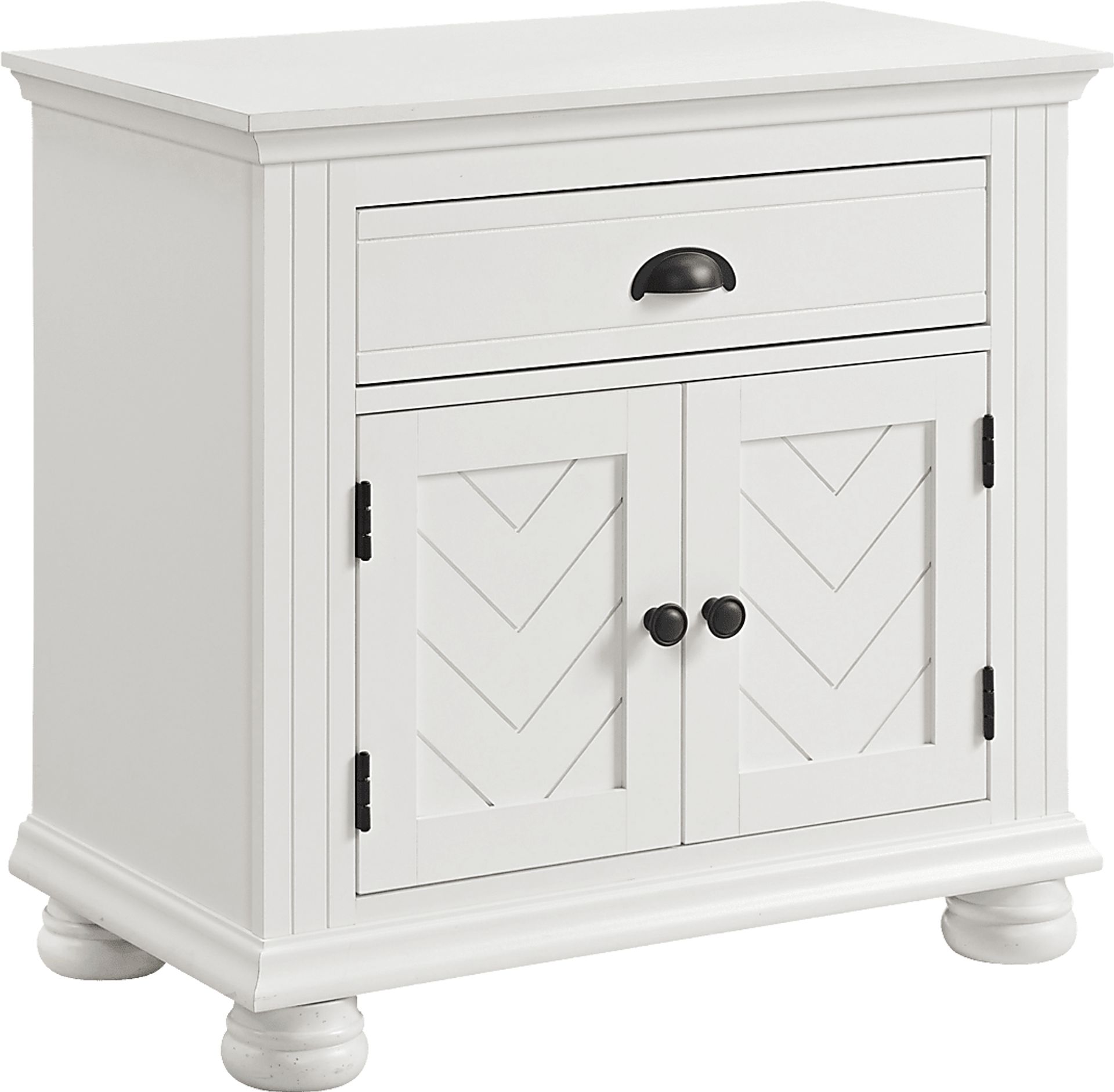 Pere White Nightstand - Image 1