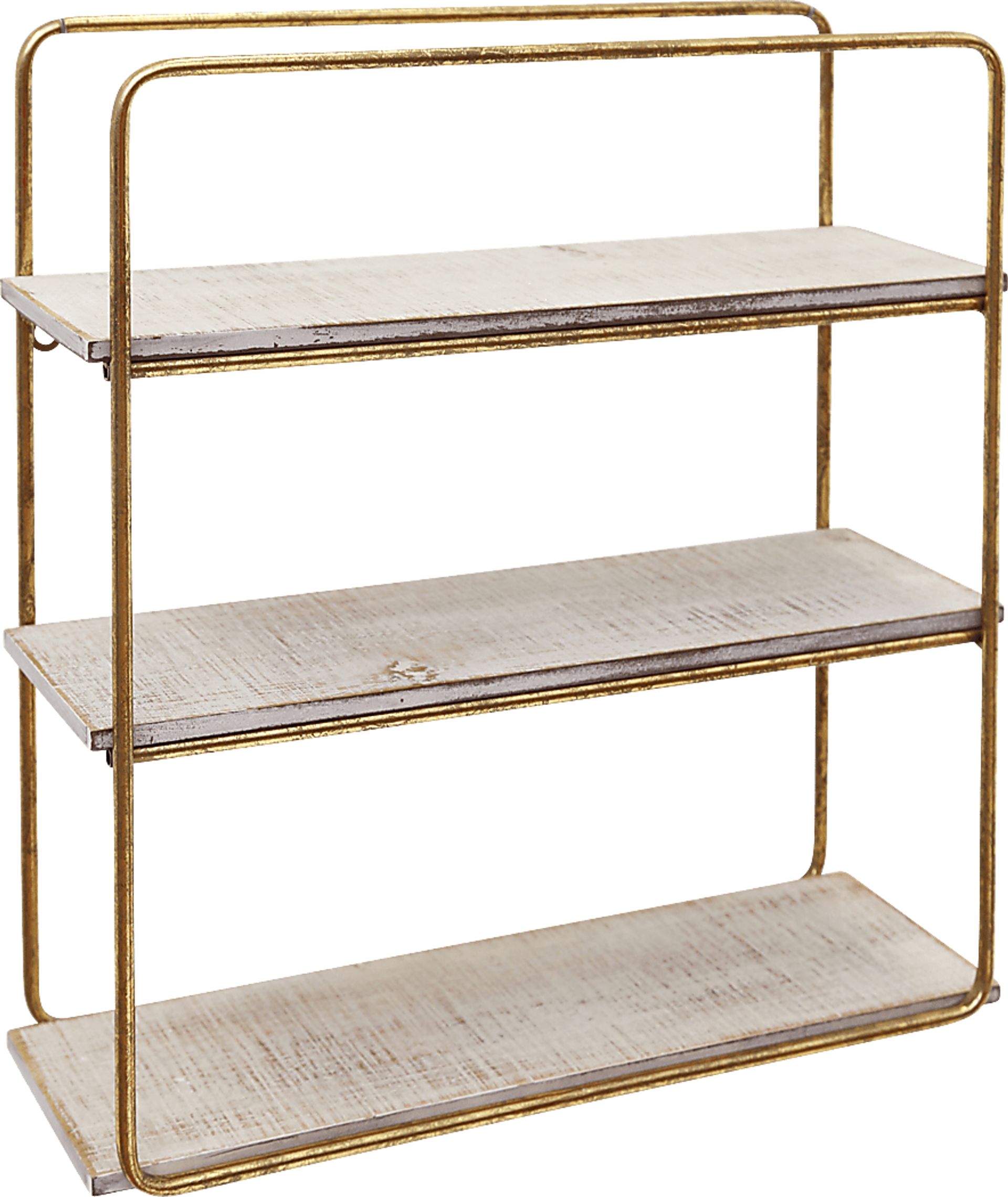 Peregine Gold Wall Shelf - Image 1