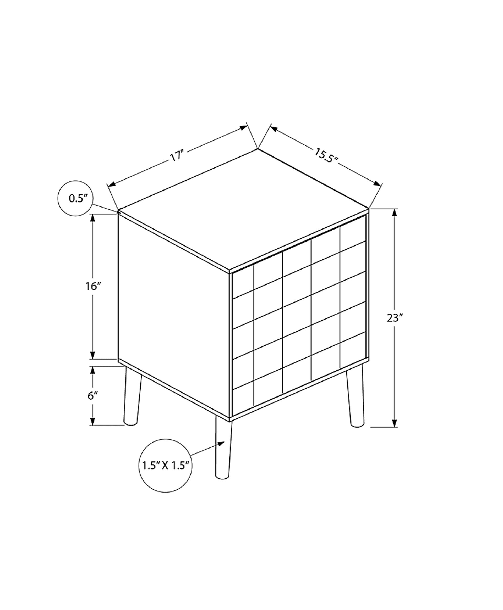 Peritsa Brown End Table - Image 4