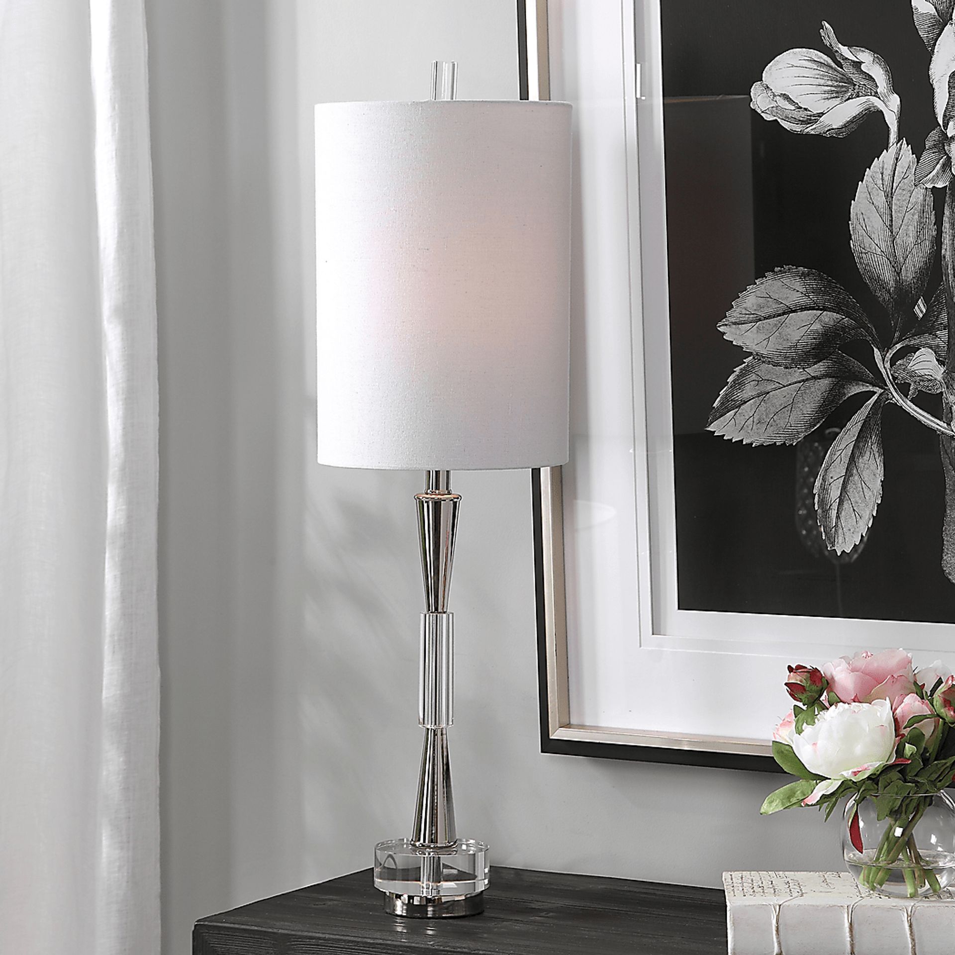 Perkin Bay Nickel Lamp - Image 2