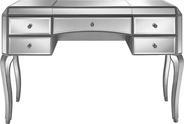 Perla Silver Desk - Thumbnail - Image 1
