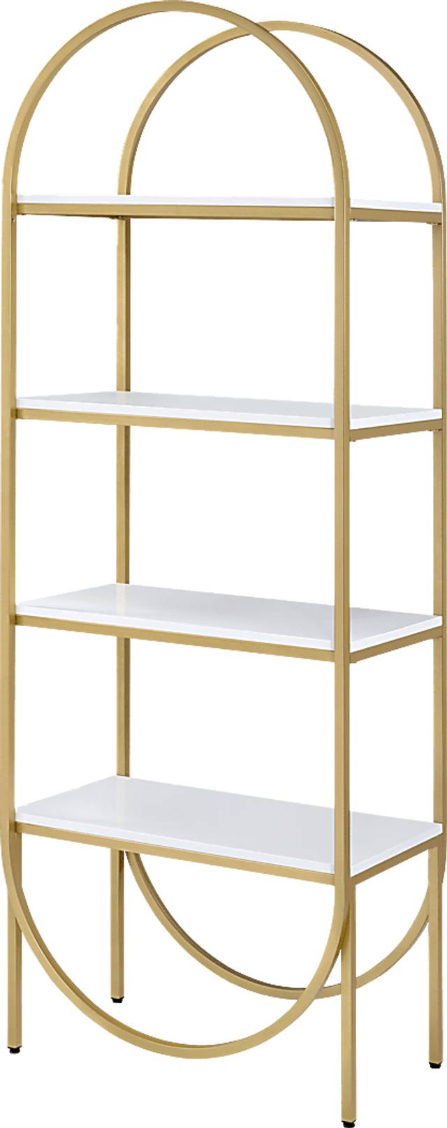 Perletta White Bookcase - Thumbnail - Image 1