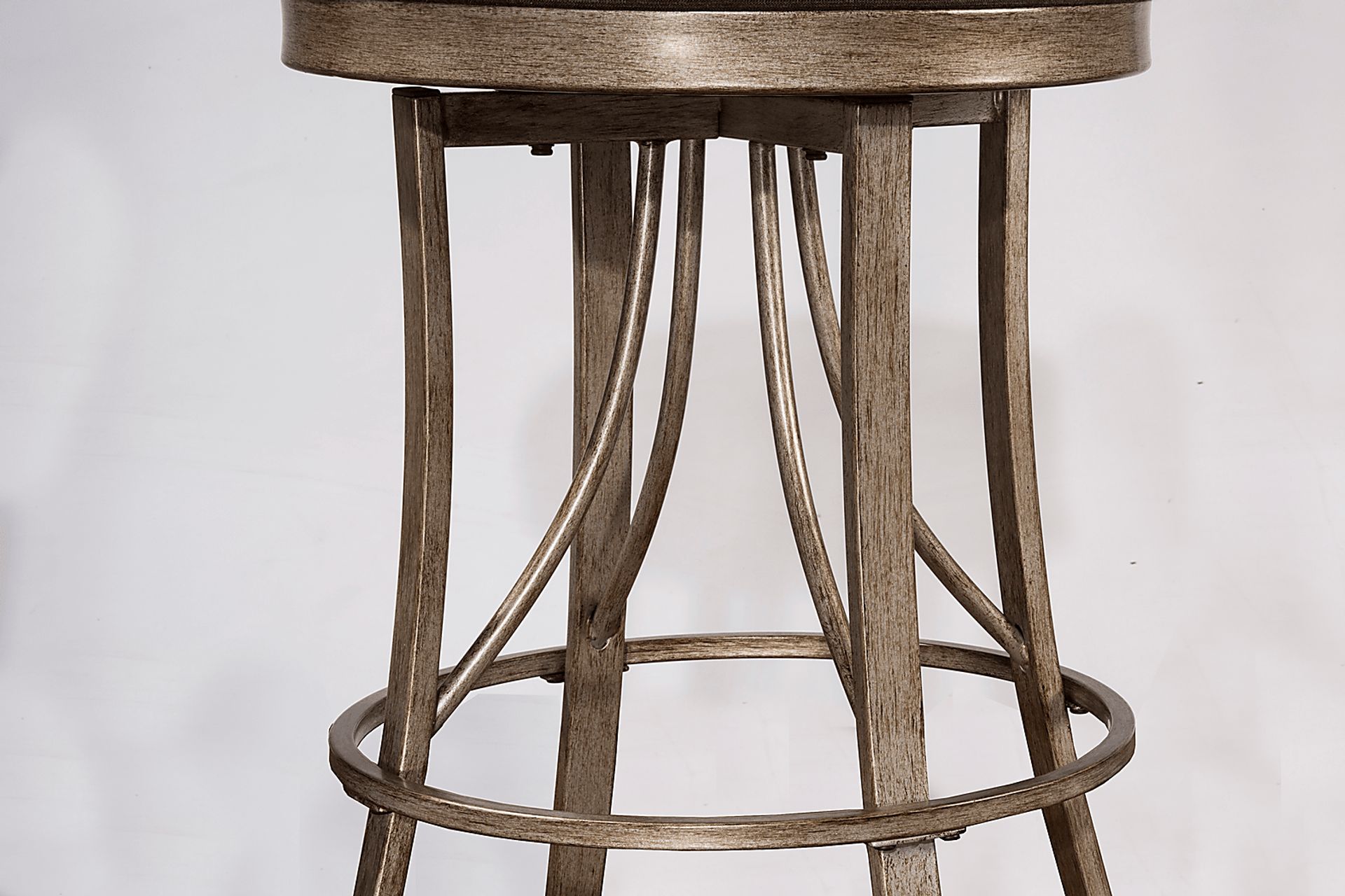 Perrabo Champagne Swivel Barstool - Image 3