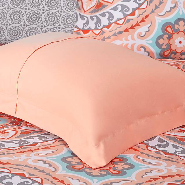 Perrault Coral Twin Comforter Set - Thumbnail - Image 8