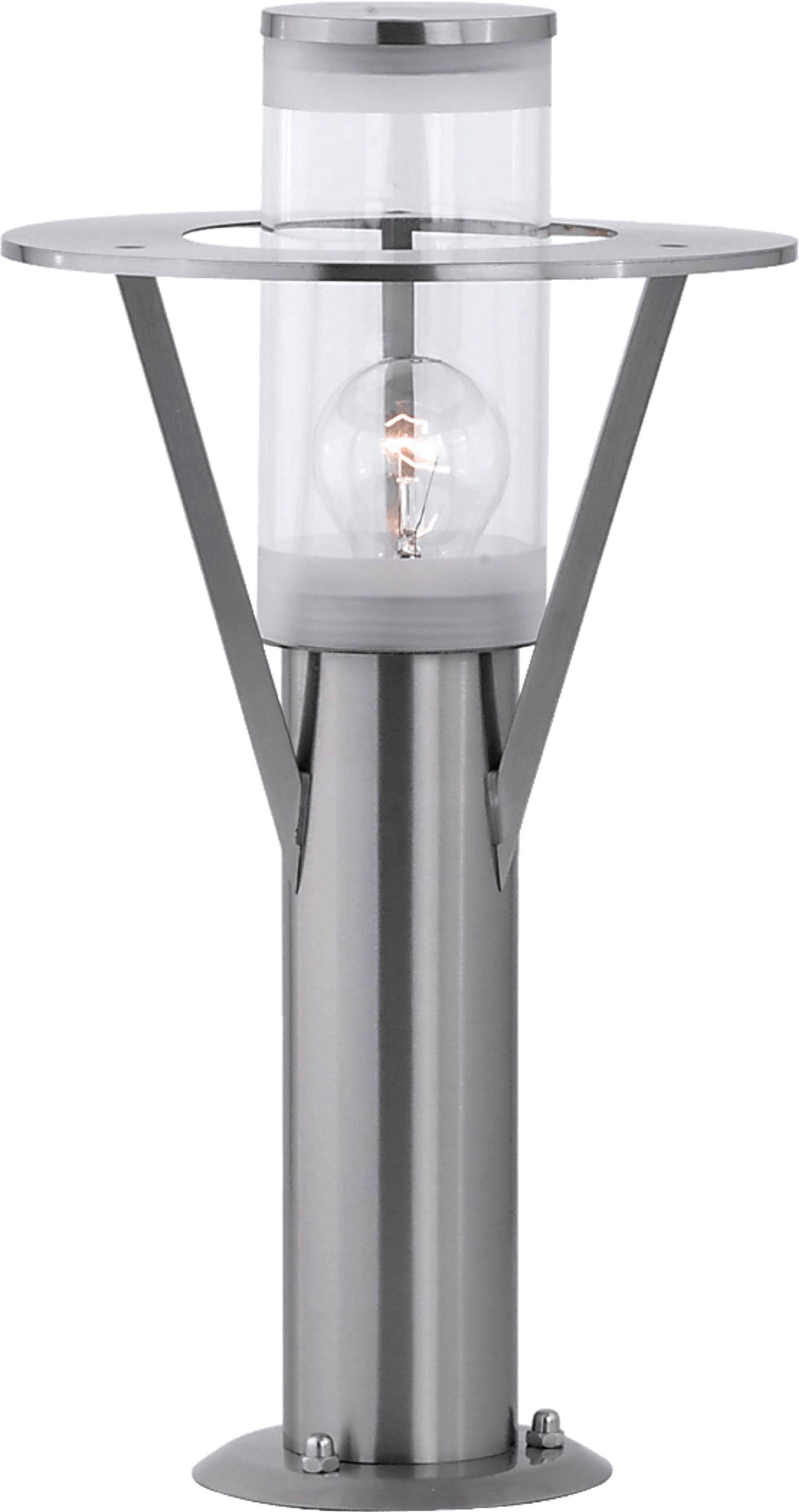 Perrott Bend Silver Outdoor Lamp - Image 1