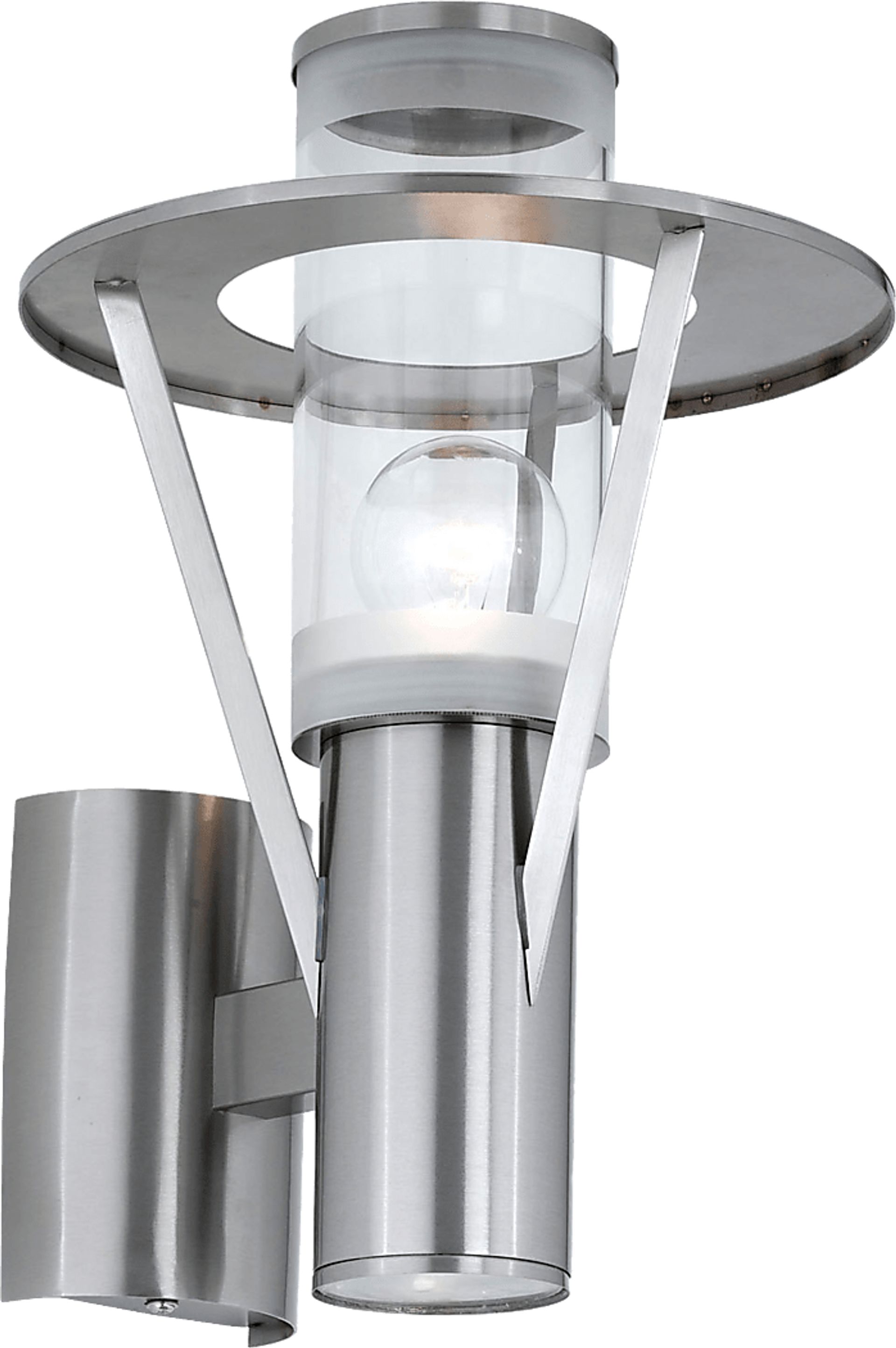 Perrott Bend Silver Outdoor Sconce - Image 1