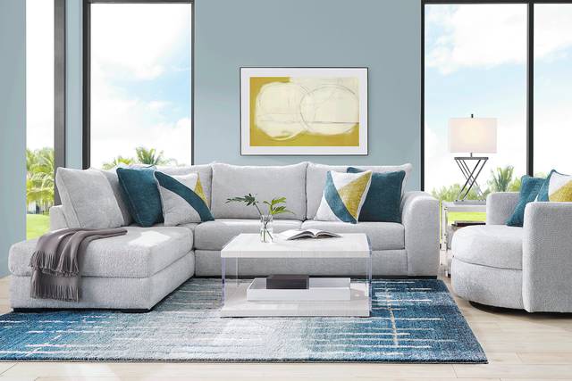 Perry Gray 2 Pc Sectional - Thumbnail - Image 2