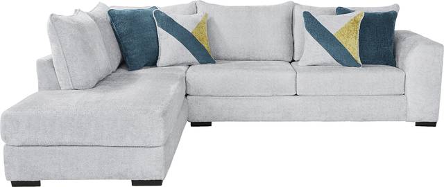 Perry Gray 2 Pc Sectional - Thumbnail - Image 1