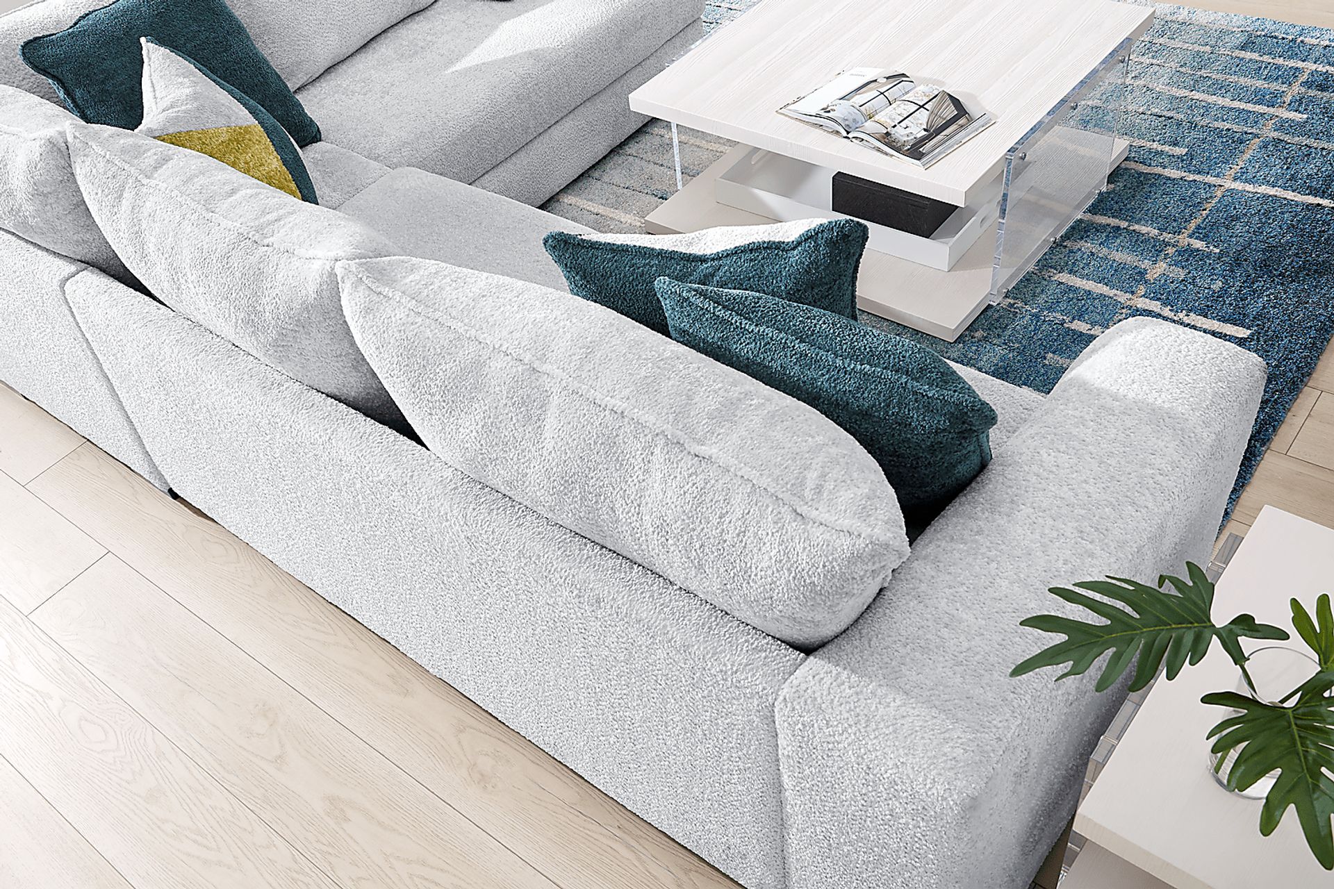 Perry Gray 2 Pc Sectional - Image 3