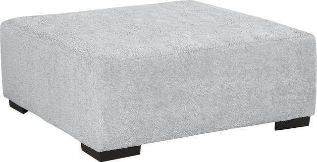 Perry Gray Cocktail Ottoman - Thumbnail - Image 1