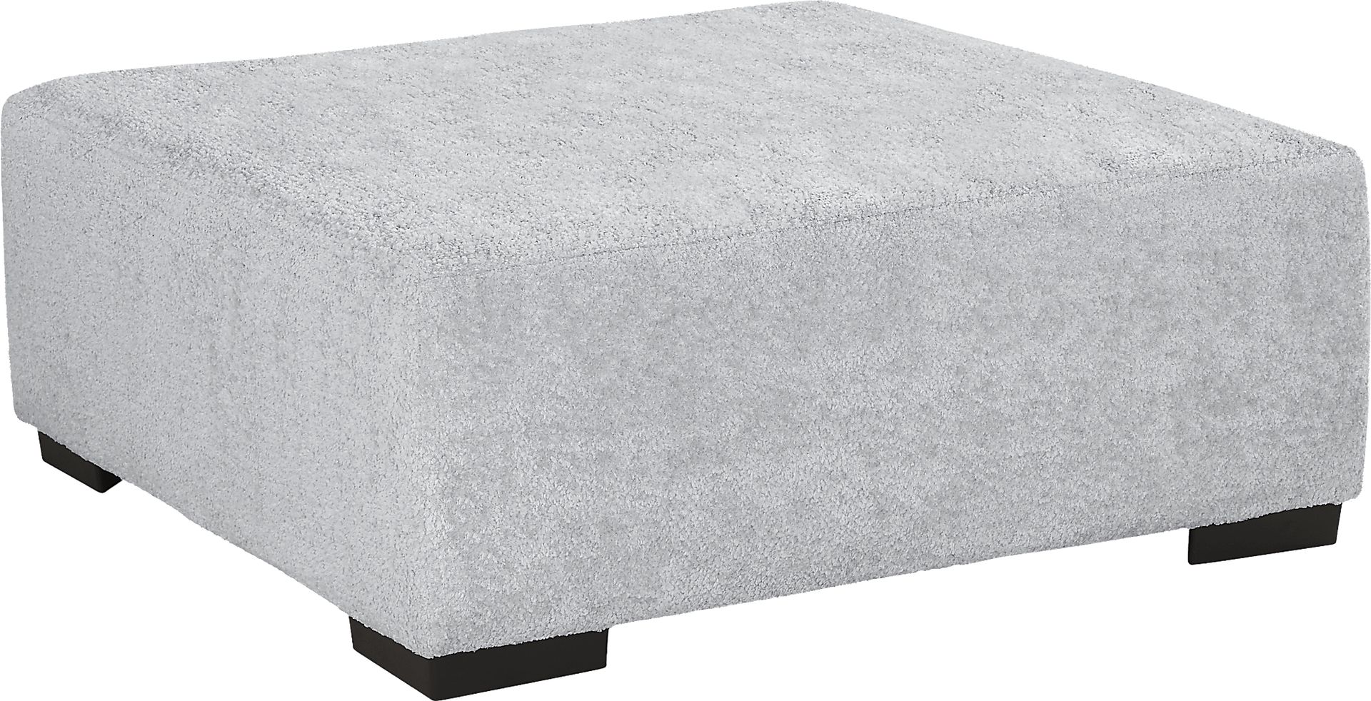 Perry Gray Cocktail Ottoman - Image 1
