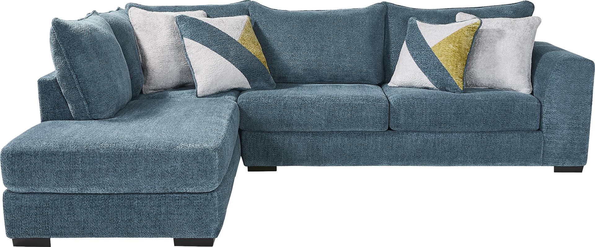2 pc left arm chaise sectional