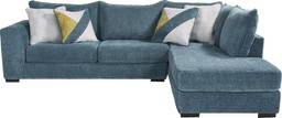 2 pc right arm chaise sectional