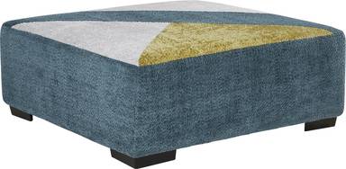 pattern cocktail ottoman
