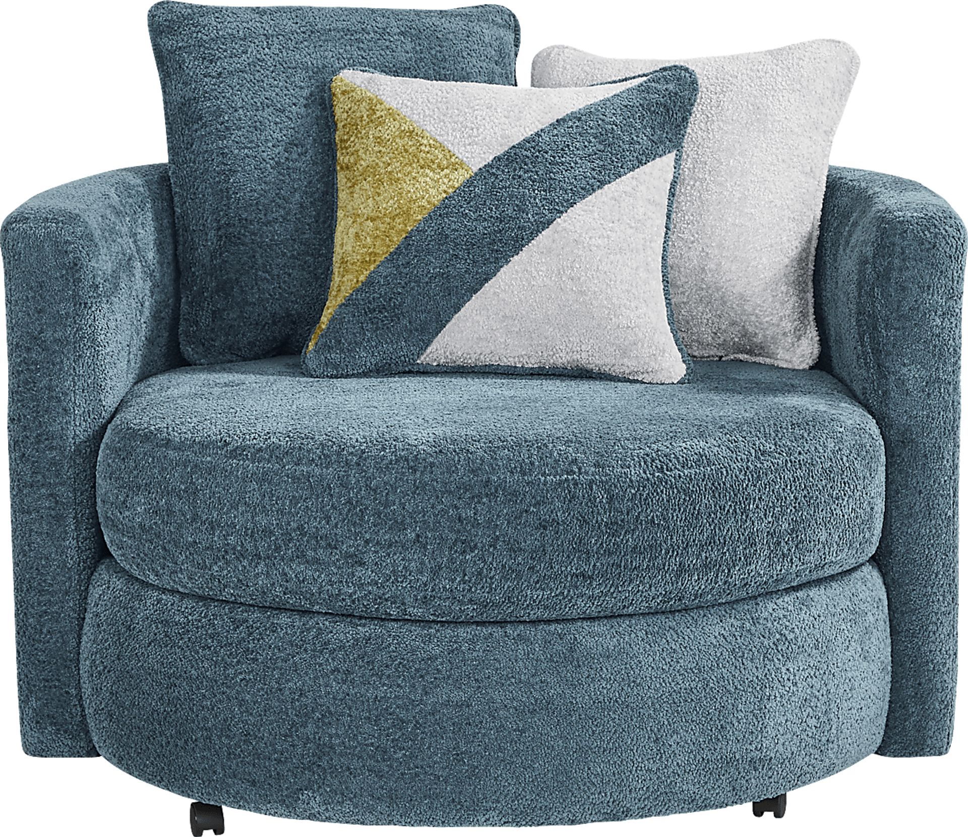 Perry Teal 6 Pc Sectional Living Room - Image 9