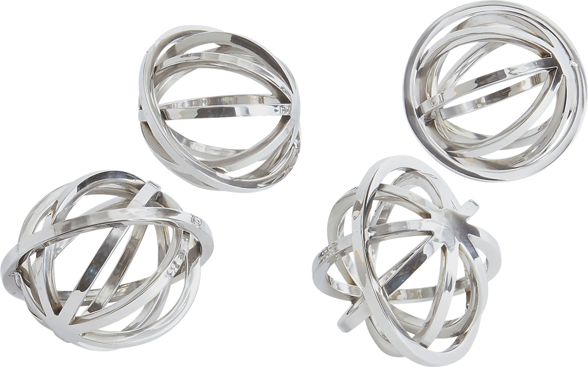 Perryman Silver Decorative Sphere, Set of 4 - Image 1
