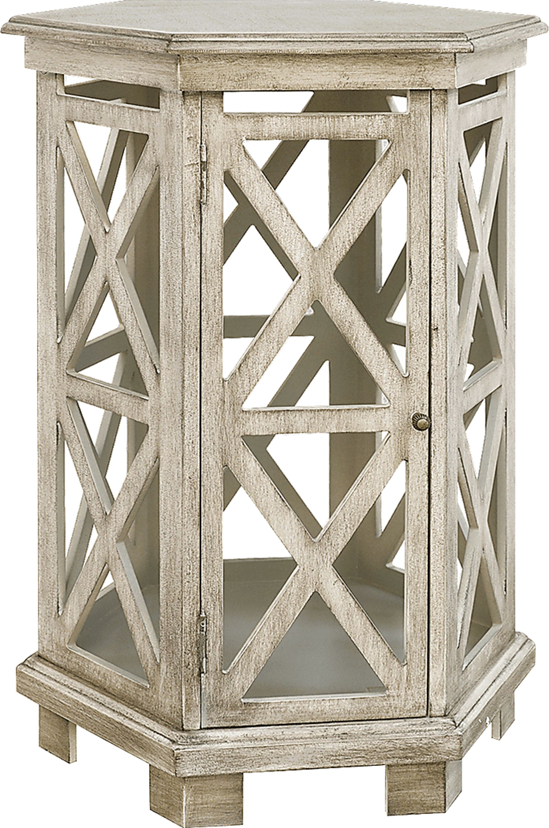 Perryton Cream Accent Table - Image 1