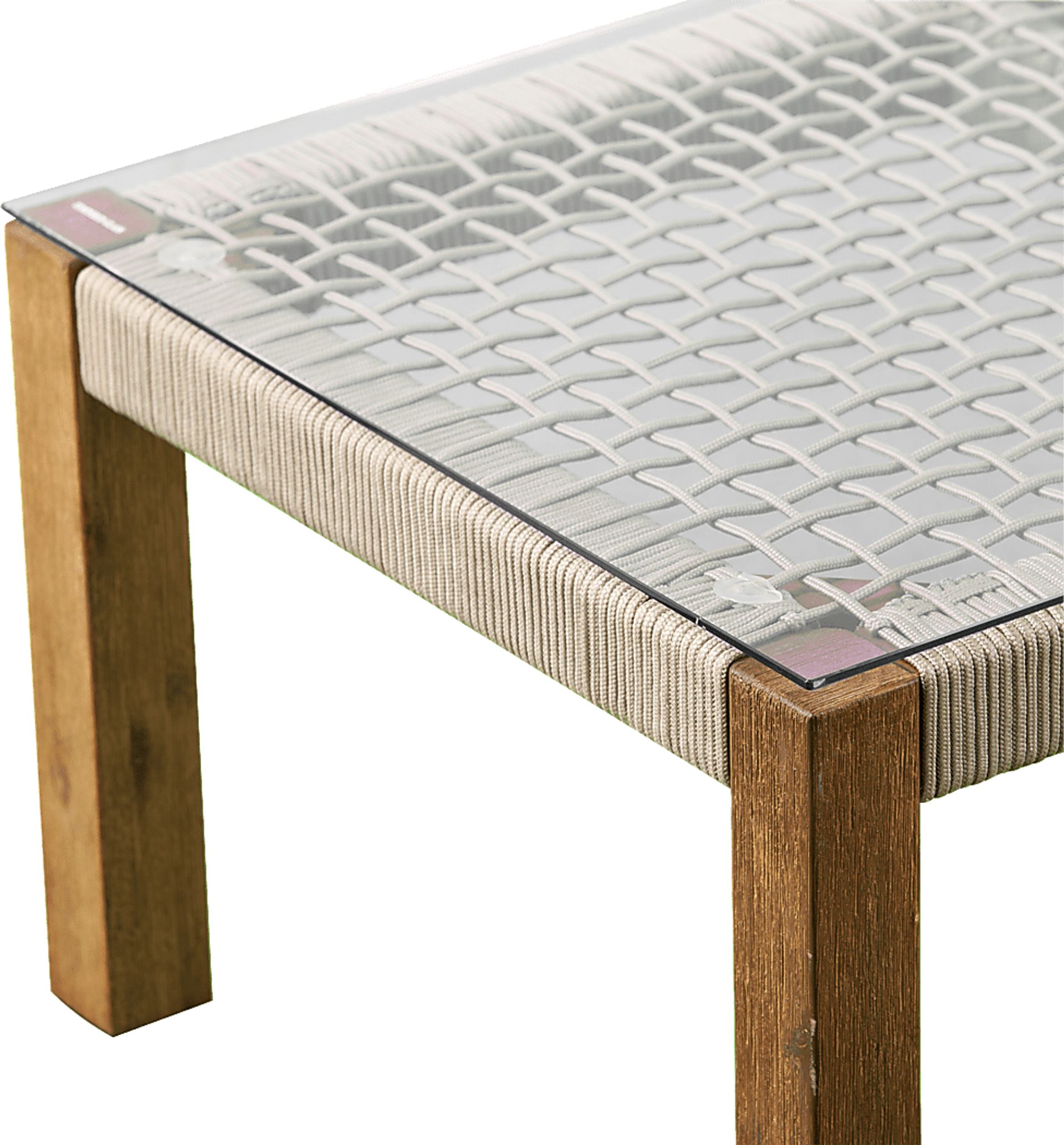 Pershington Outdoor Natural Cocktail Table - Image 5