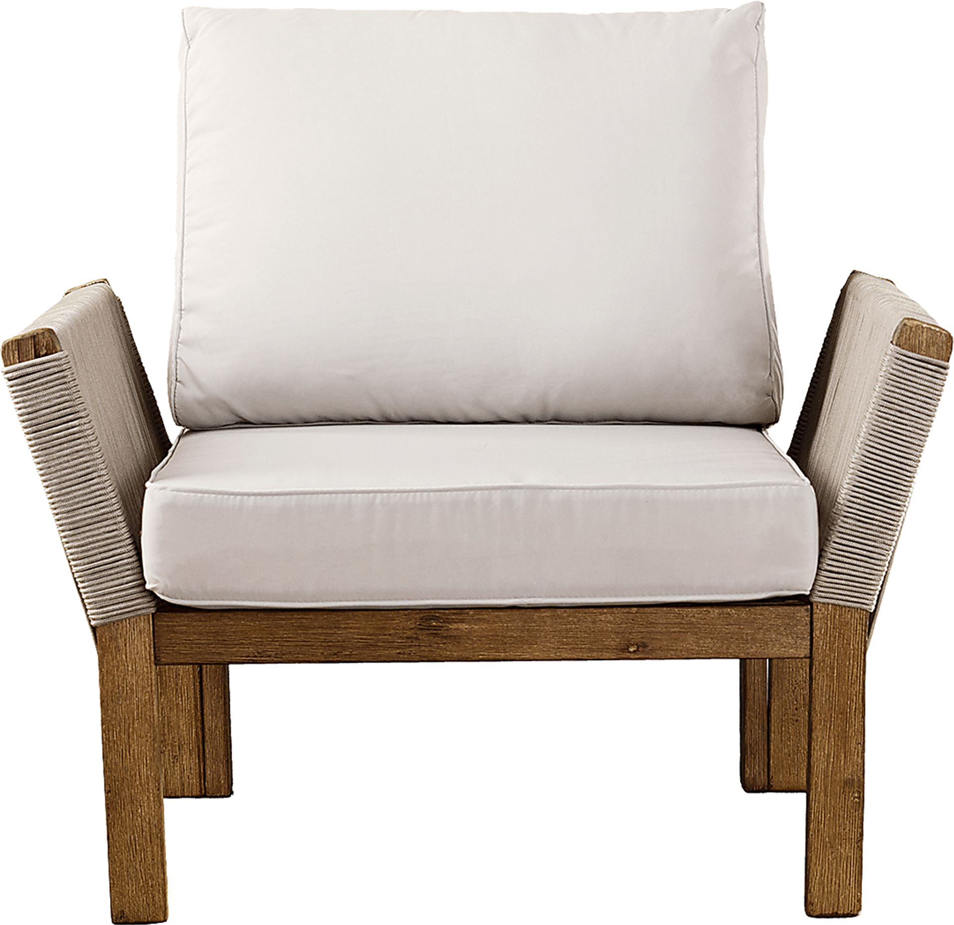 Pershington White Outdoor Accent Chair - Image 4