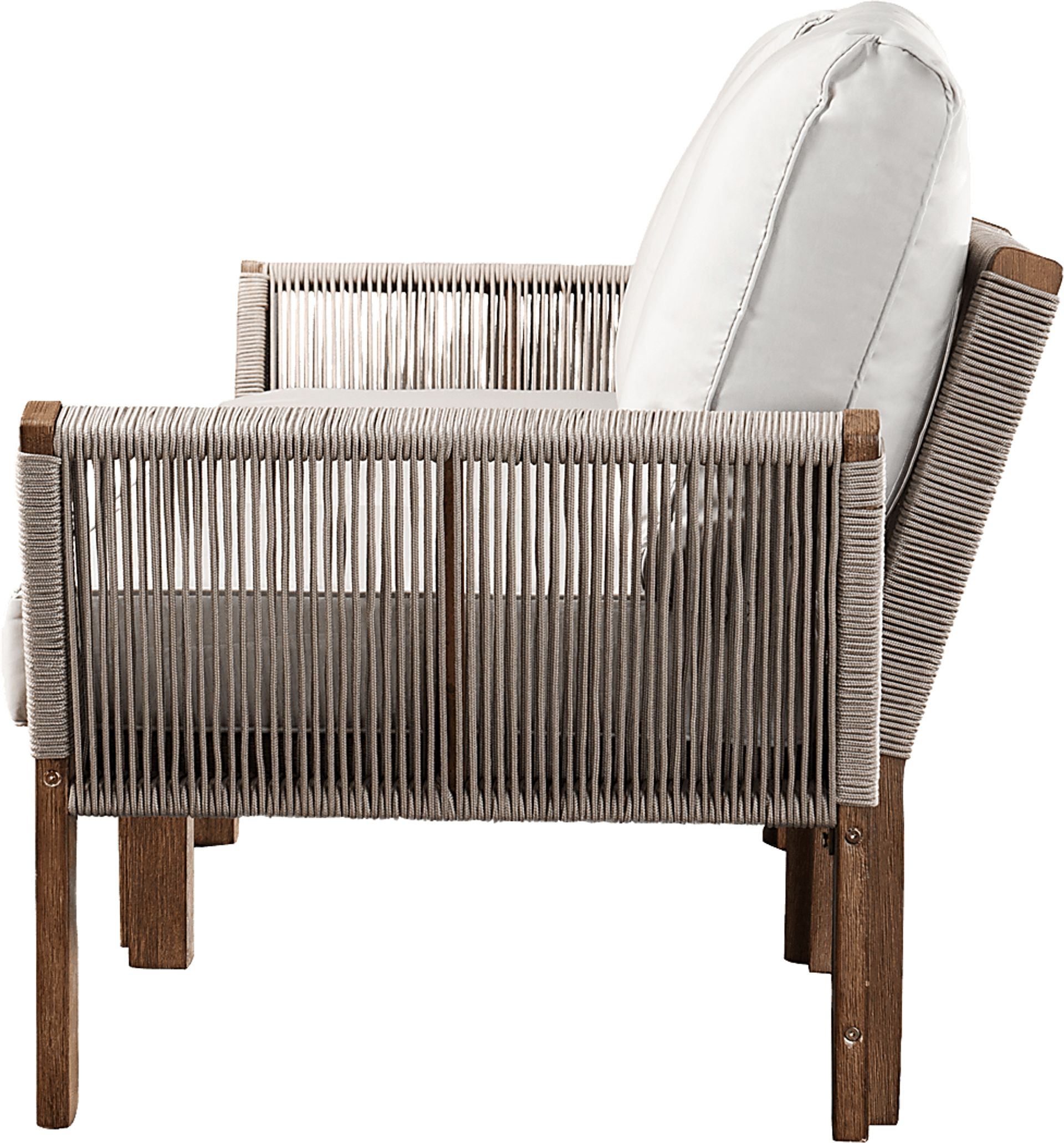 Pershington White Outdoor Sofa - Image 5