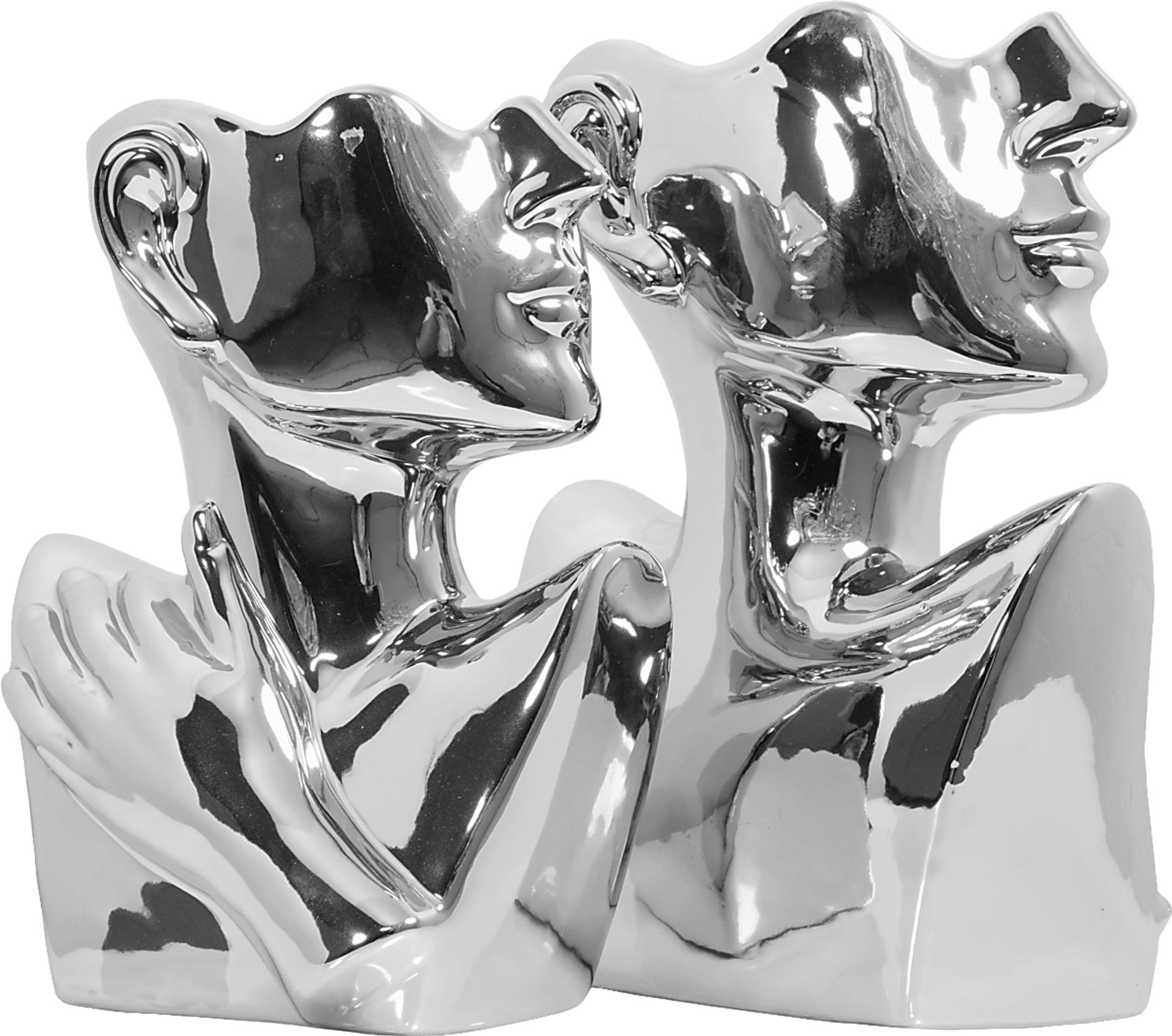 Perwane Silver Vase, Set of 2 - Image 2