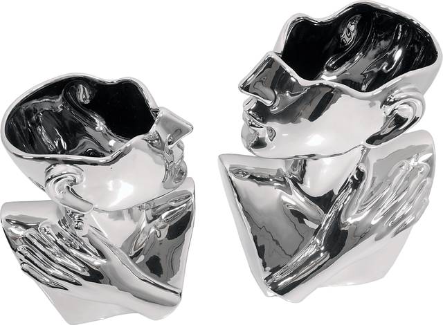 Perwane Silver Vase, Set of 2 - Thumbnail - Image 3