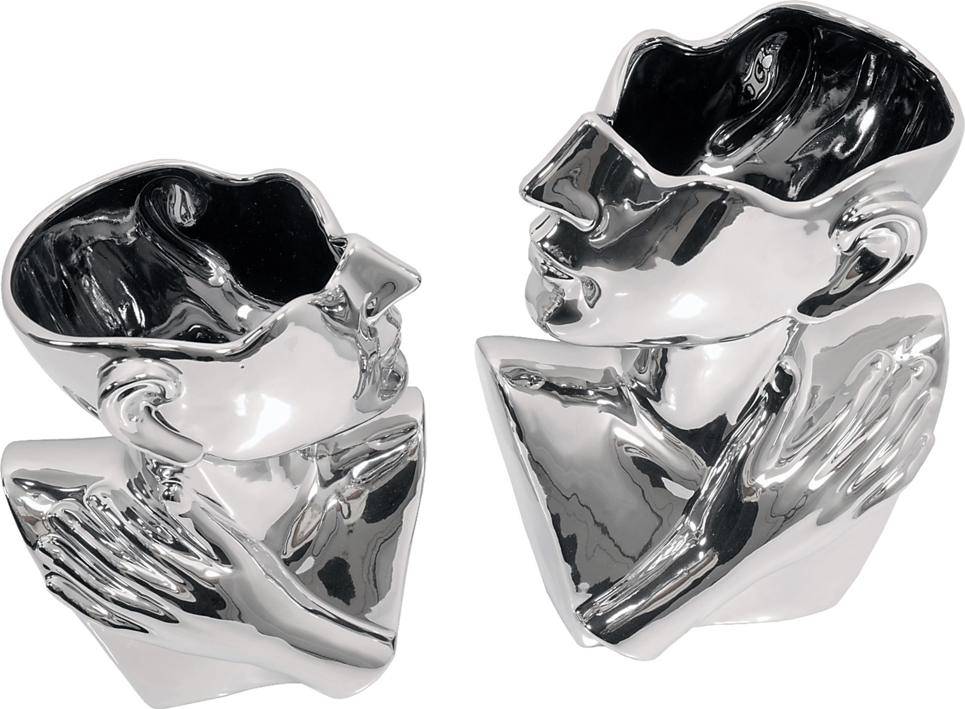 Perwane Silver Vase, Set of 2 - Image 3