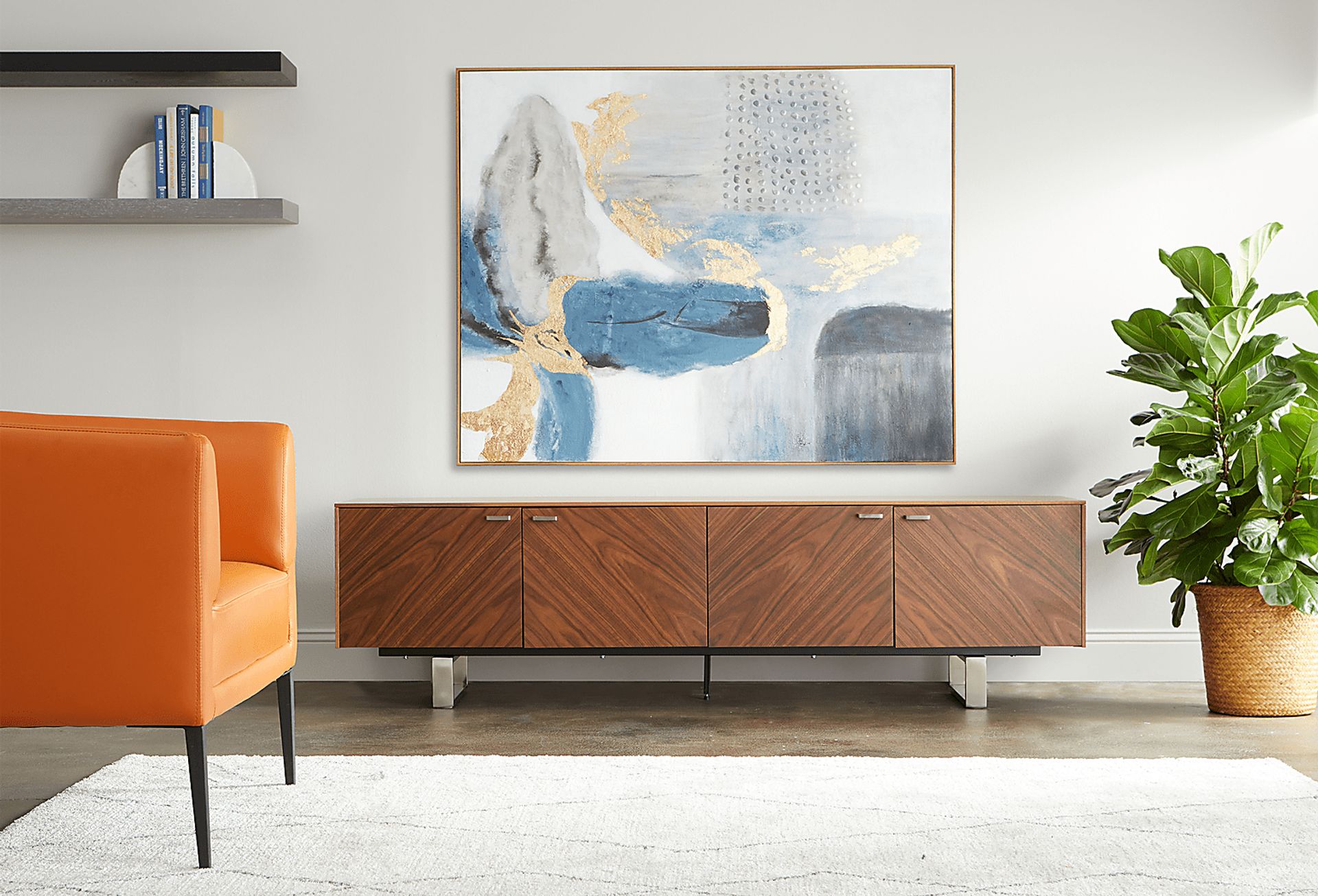 Pescadora Cognac Accent Chair - Image 4