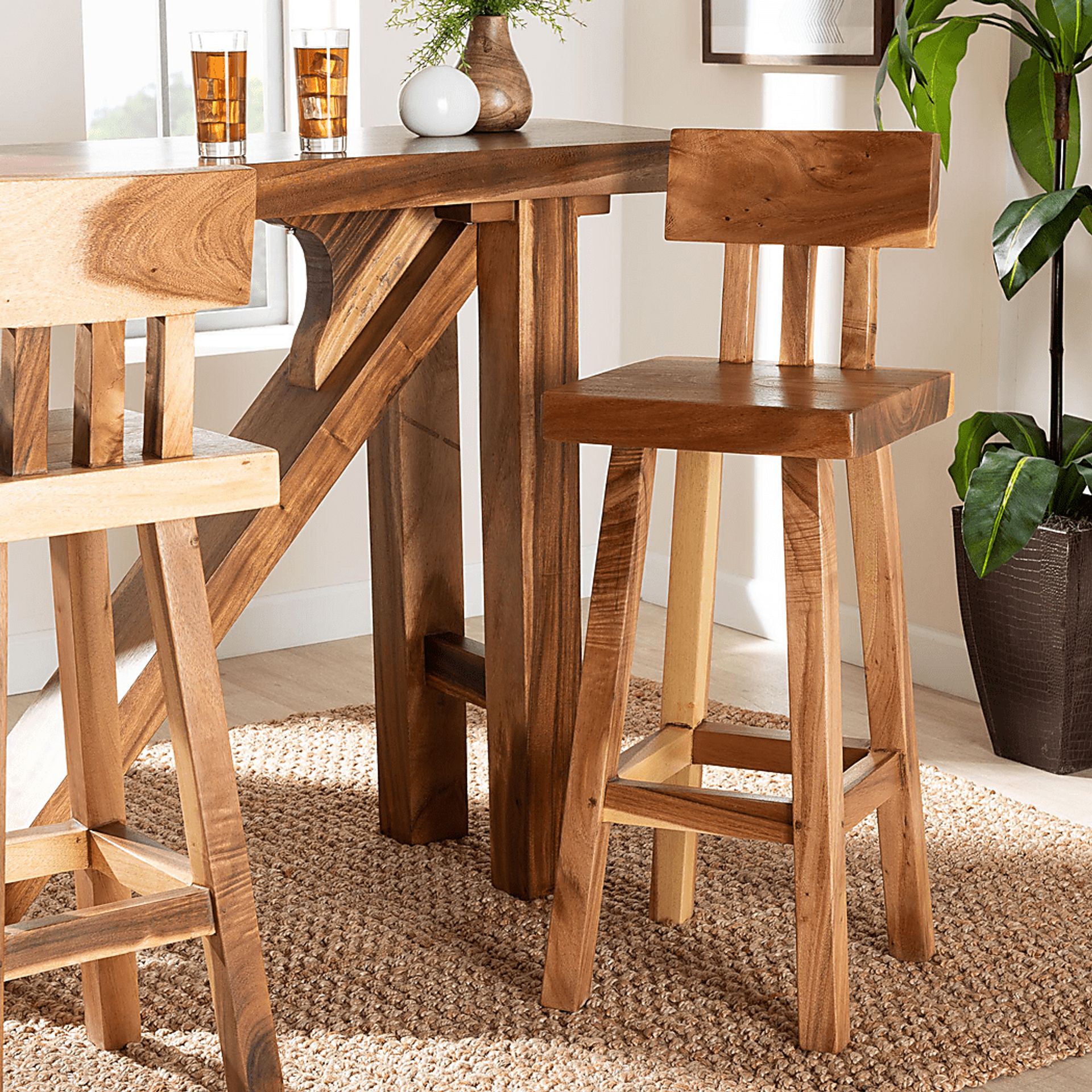 Petalbooks Brown Barstool - Image 2