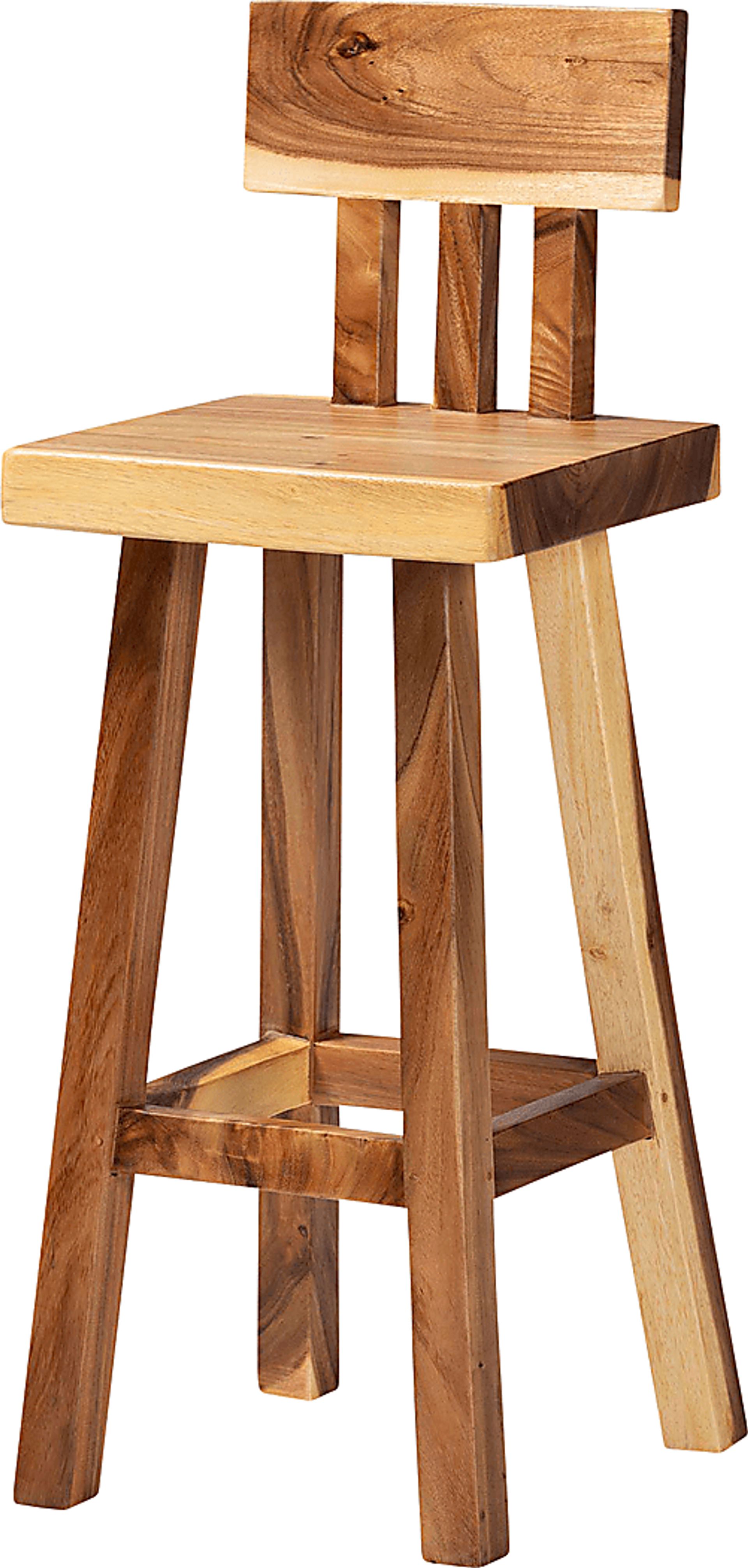 Petalbooks Brown Barstool - Image 1