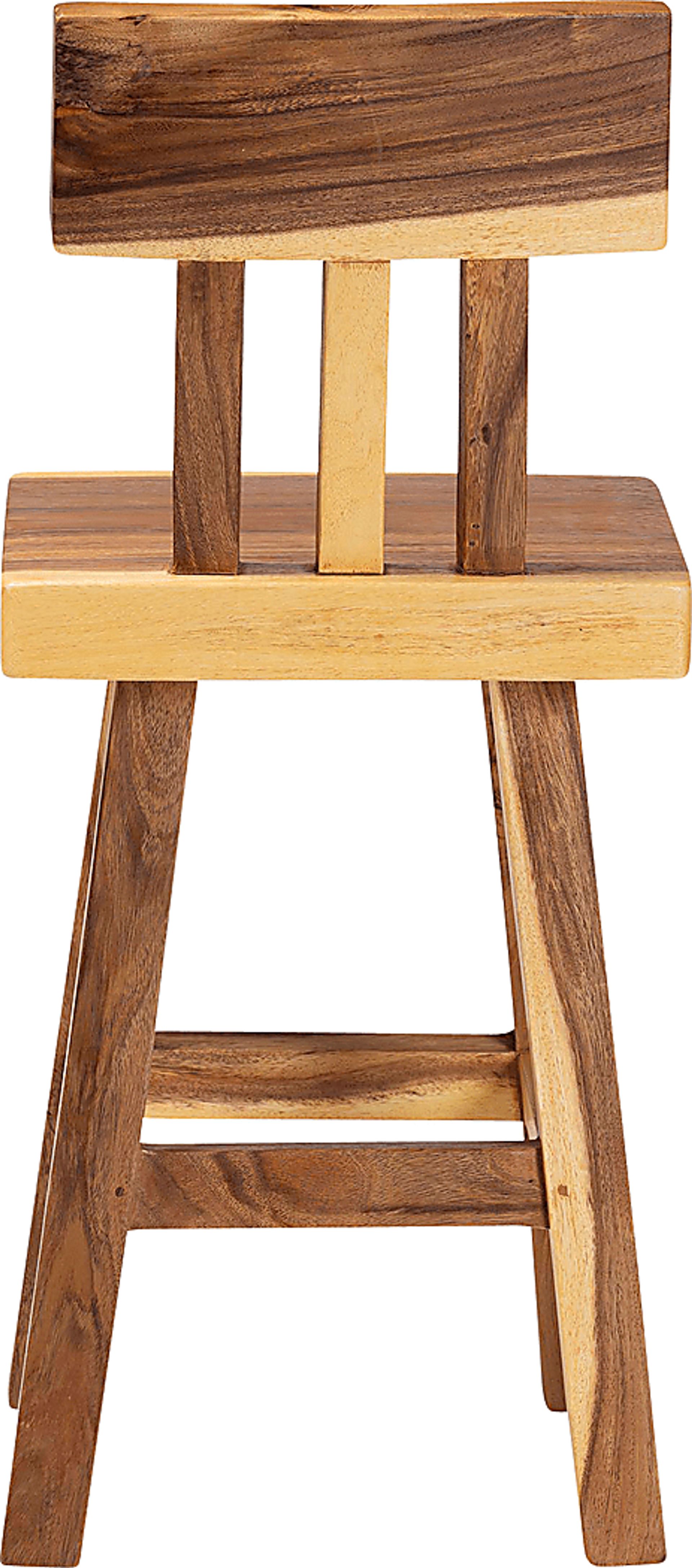 Petalbooks Natural Counter Height Stool - Image 4
