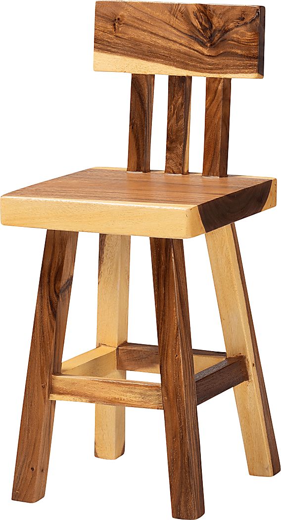 Petalbooks Natural Counter Height Stool